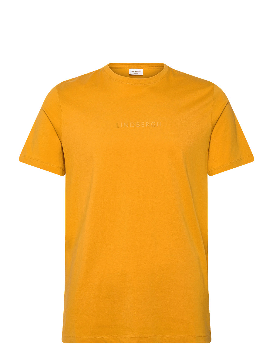 Lindbergh - Lindbergh print tee S/S - lühikeste varrukatega t-särgid - honey - 0