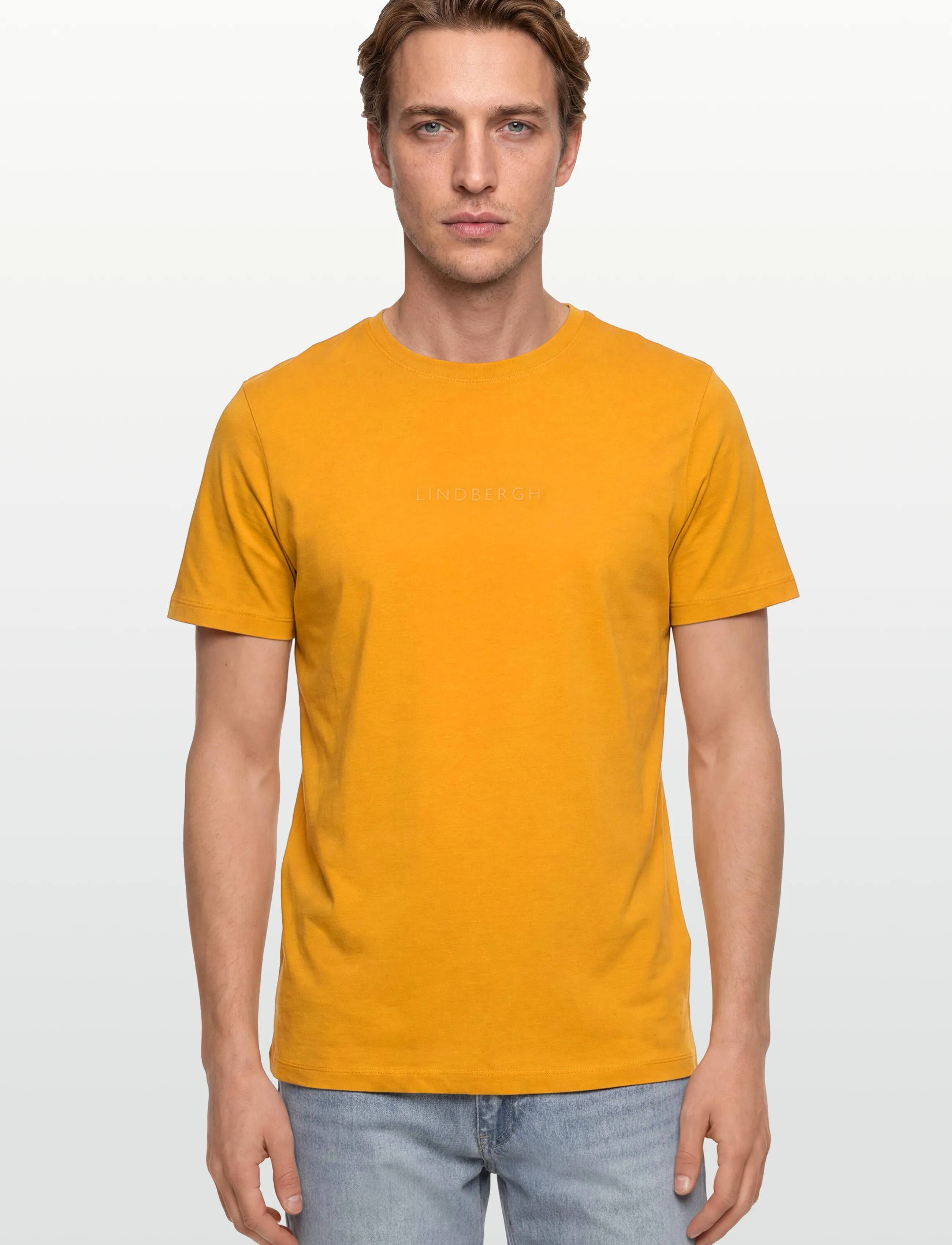 Lindbergh - Lindbergh print tee S/S - lägsta priserna - honey - 3