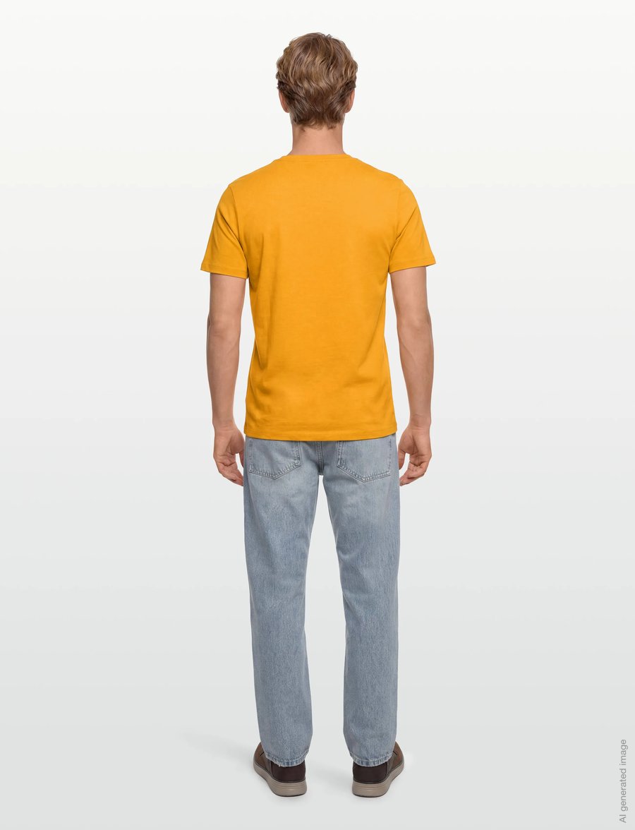 Lindbergh - Lindbergh print tee S/S - t-shirts à manches courtes - honey - 4