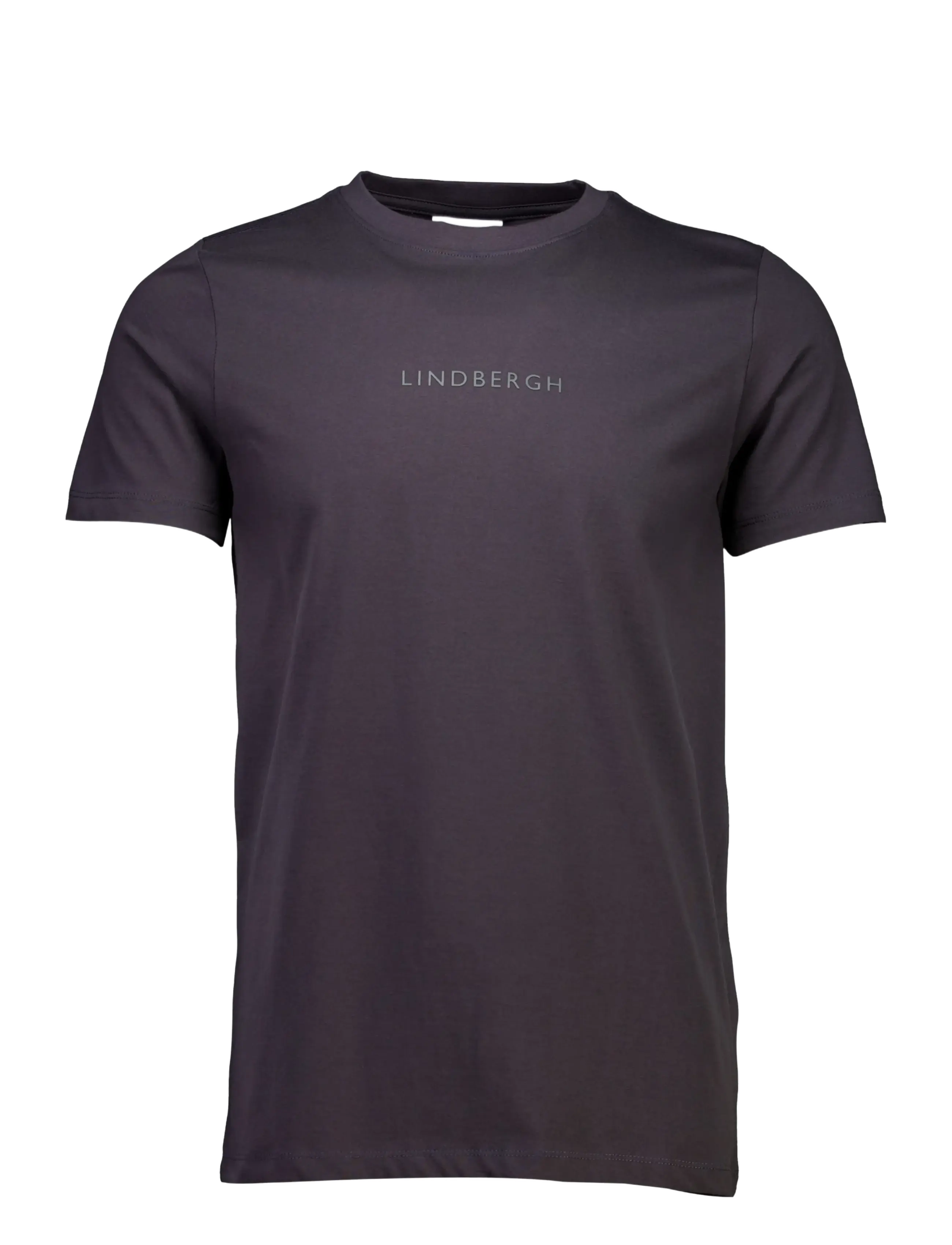 Lindbergh - Lindbergh print tee S/S - kortärmade t-shirts - ink grey - 1