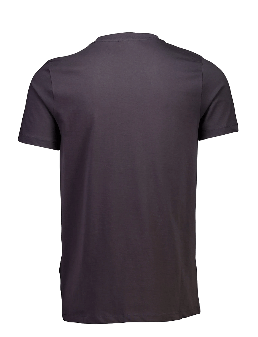 Lindbergh - Lindbergh print tee S/S - kortärmade t-shirts - ink grey - 2