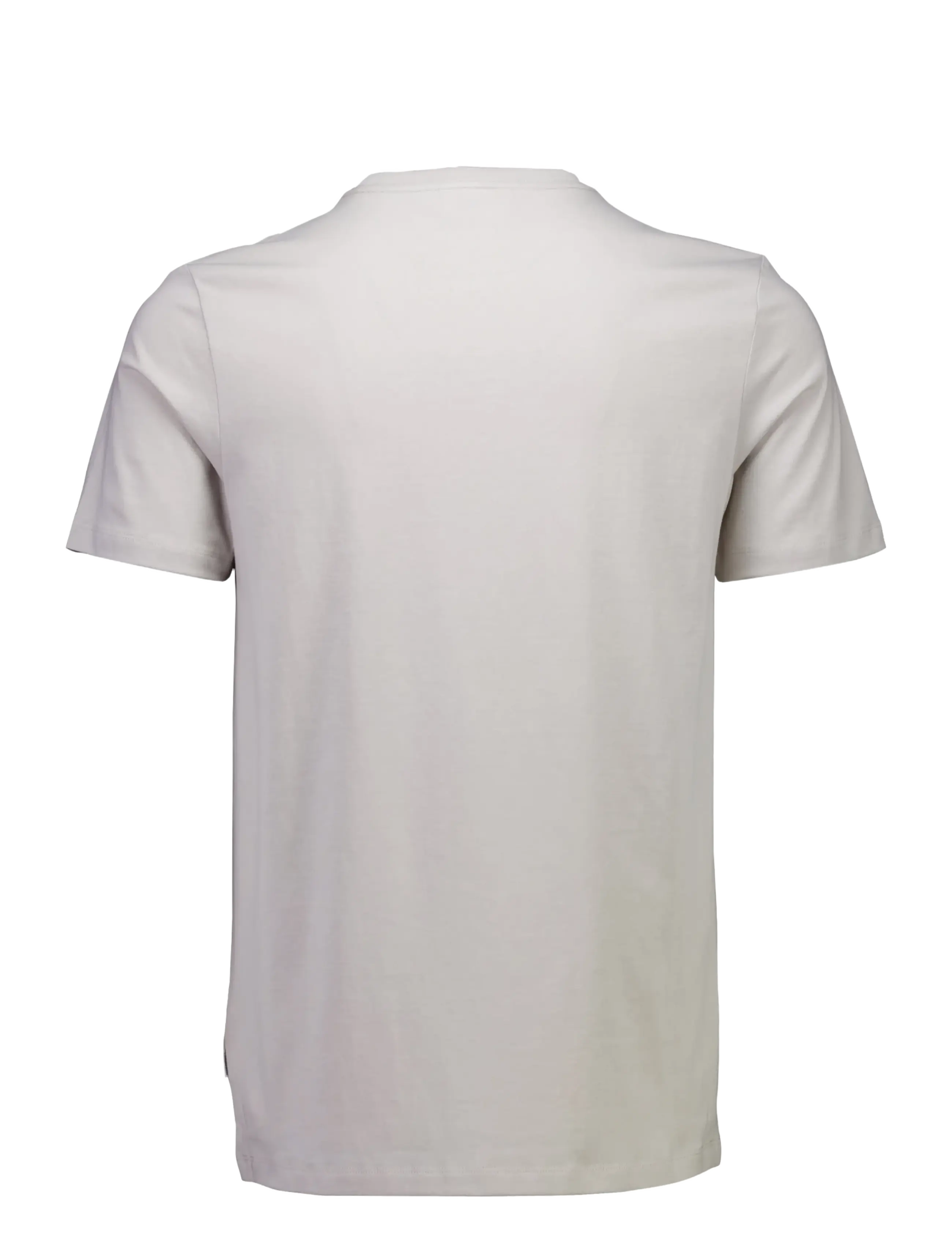 Lindbergh - Lindbergh print tee S/S - kortärmade t-shirts - lt grey - 2