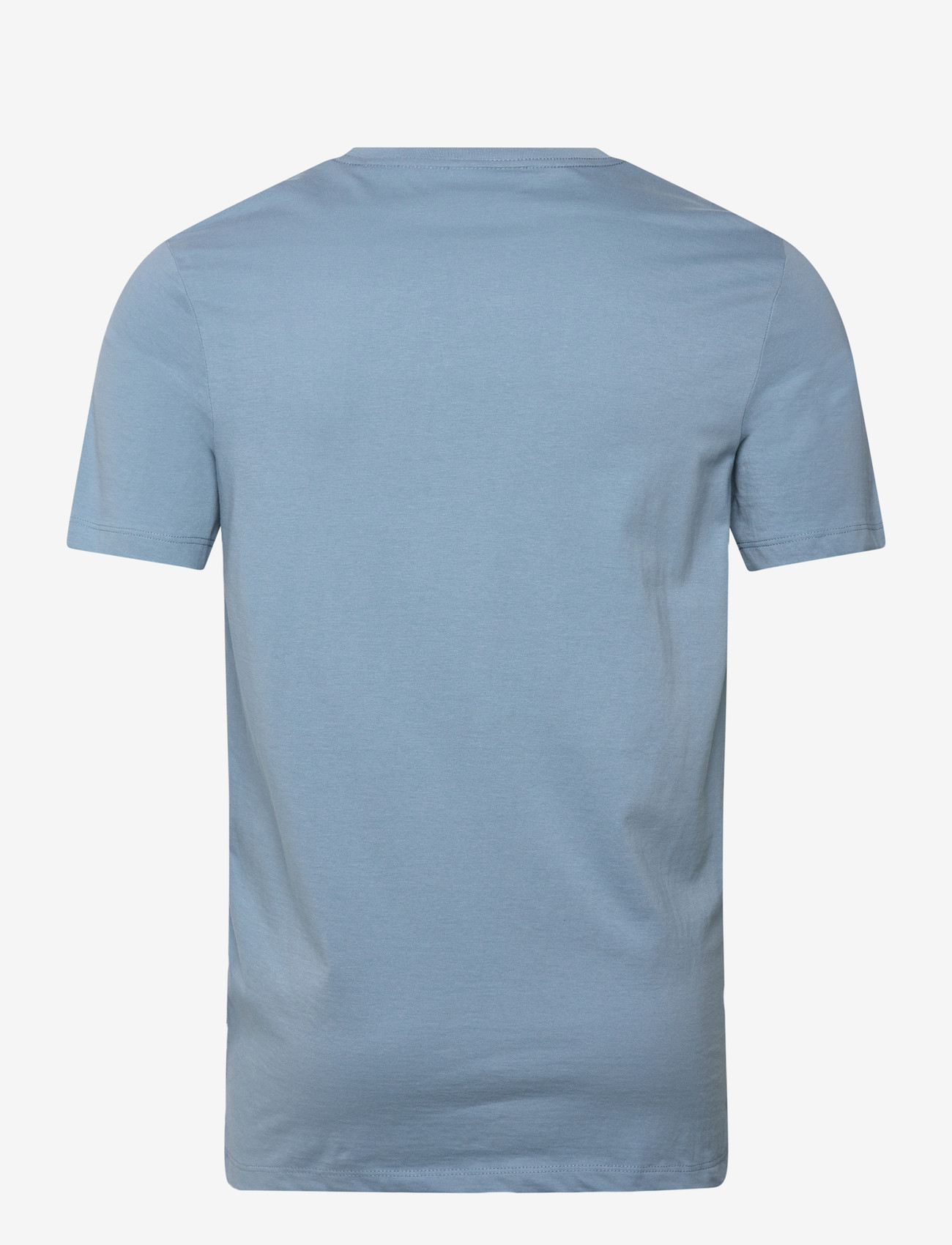 Lindbergh - Lindbergh print tee S/S - kortærmede t-shirts - lt iron blue - 1