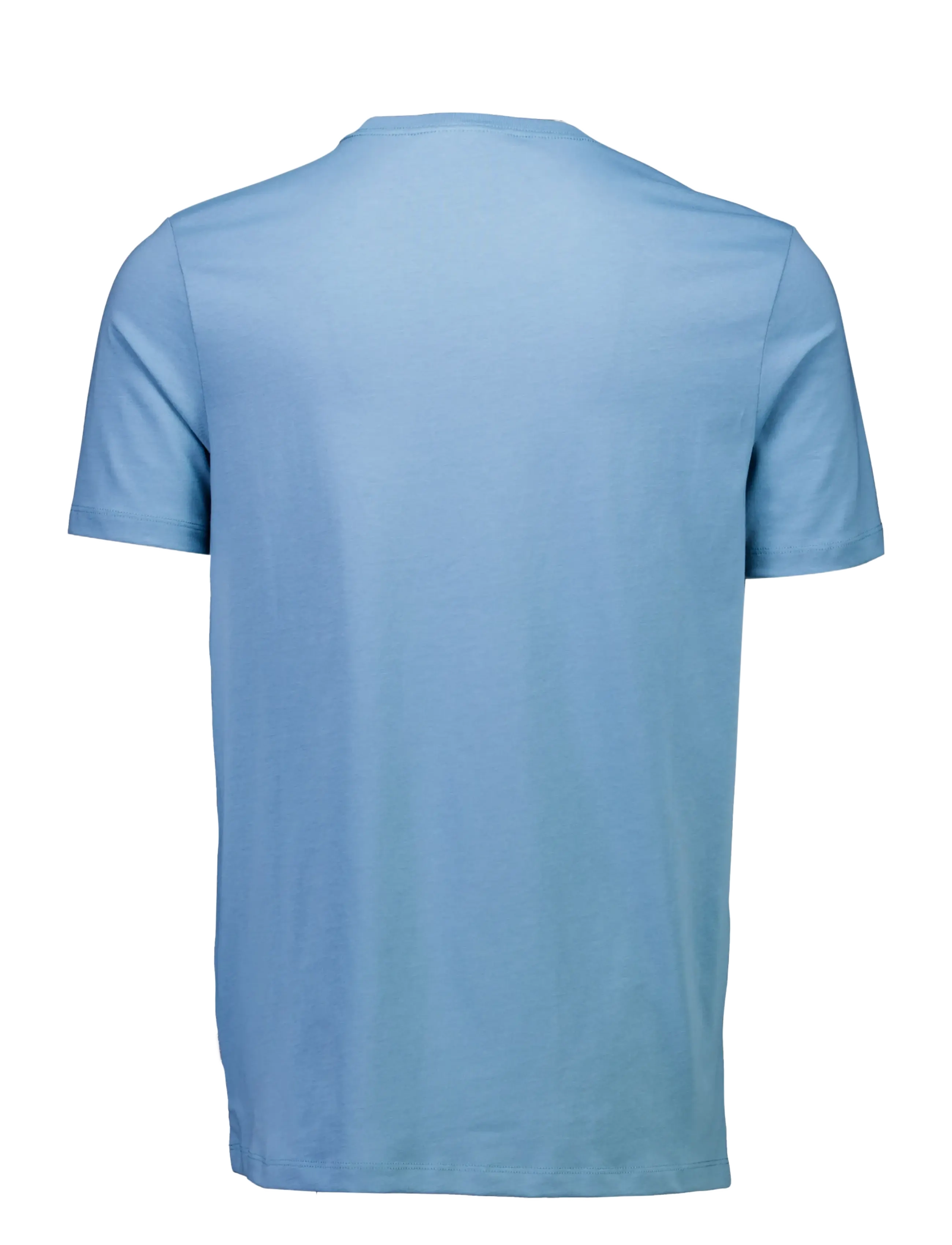 Lindbergh - Lindbergh print tee S/S - kurzärmelige t-shirts - mid blue - 2