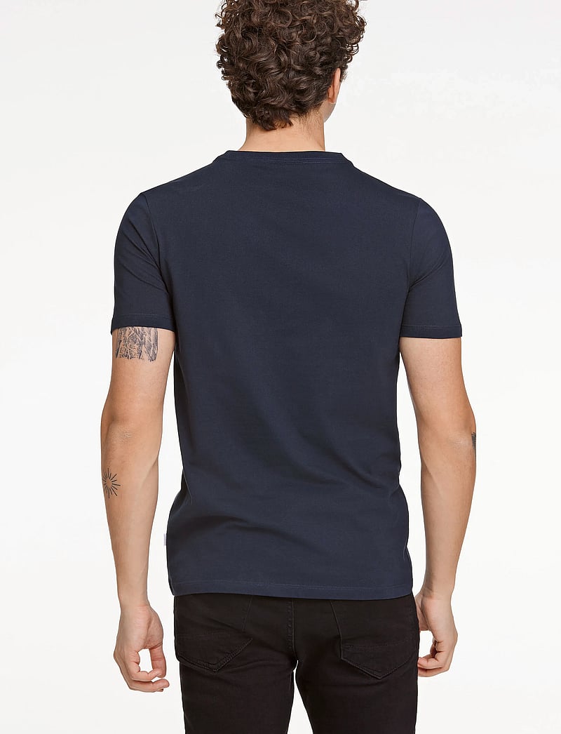Lindbergh - Lindbergh print tee S/S - kurzärmelig - navy 424 - 3