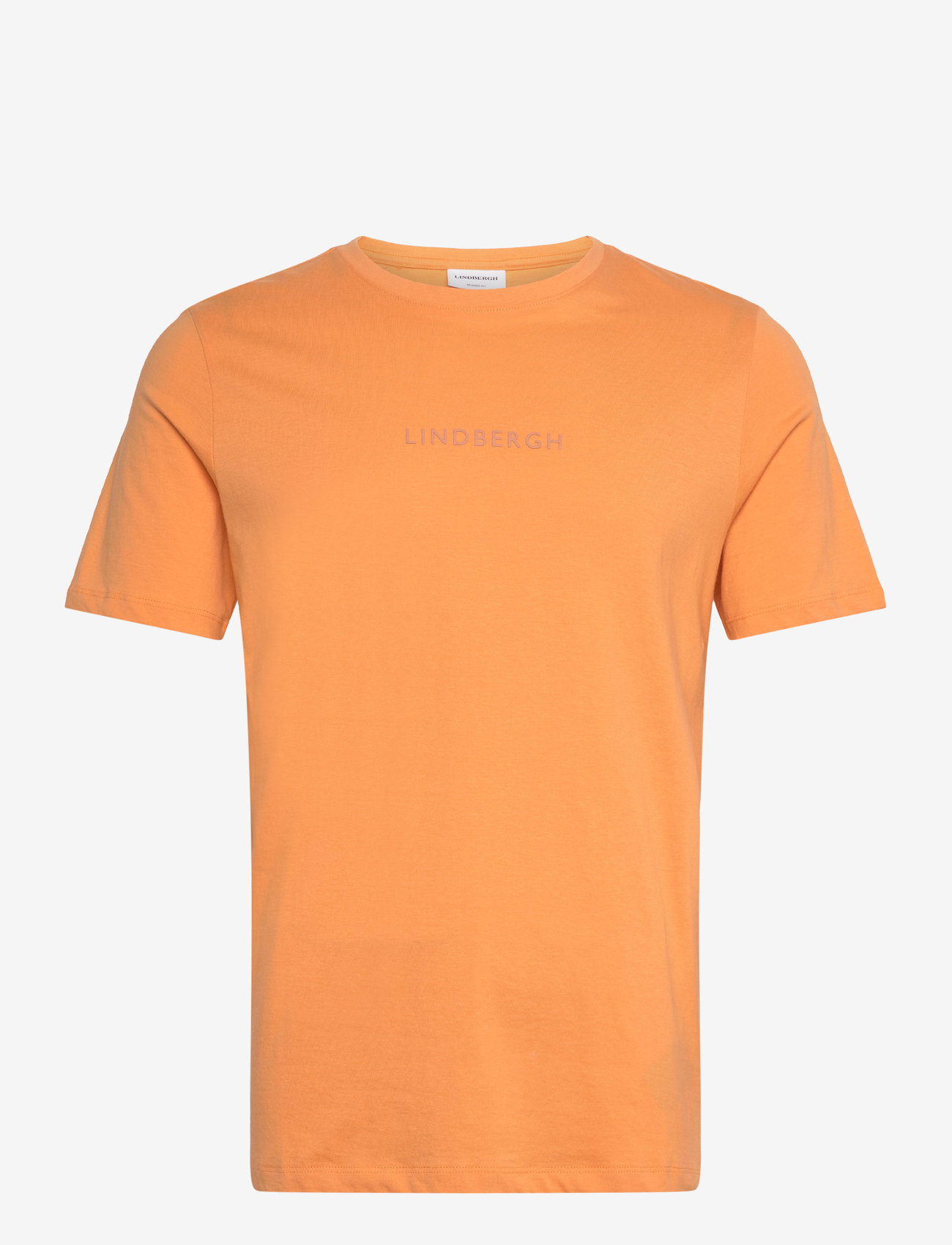 Lindbergh - Lindbergh print tee S/S - kortärmade t-shirts - peachy - 1