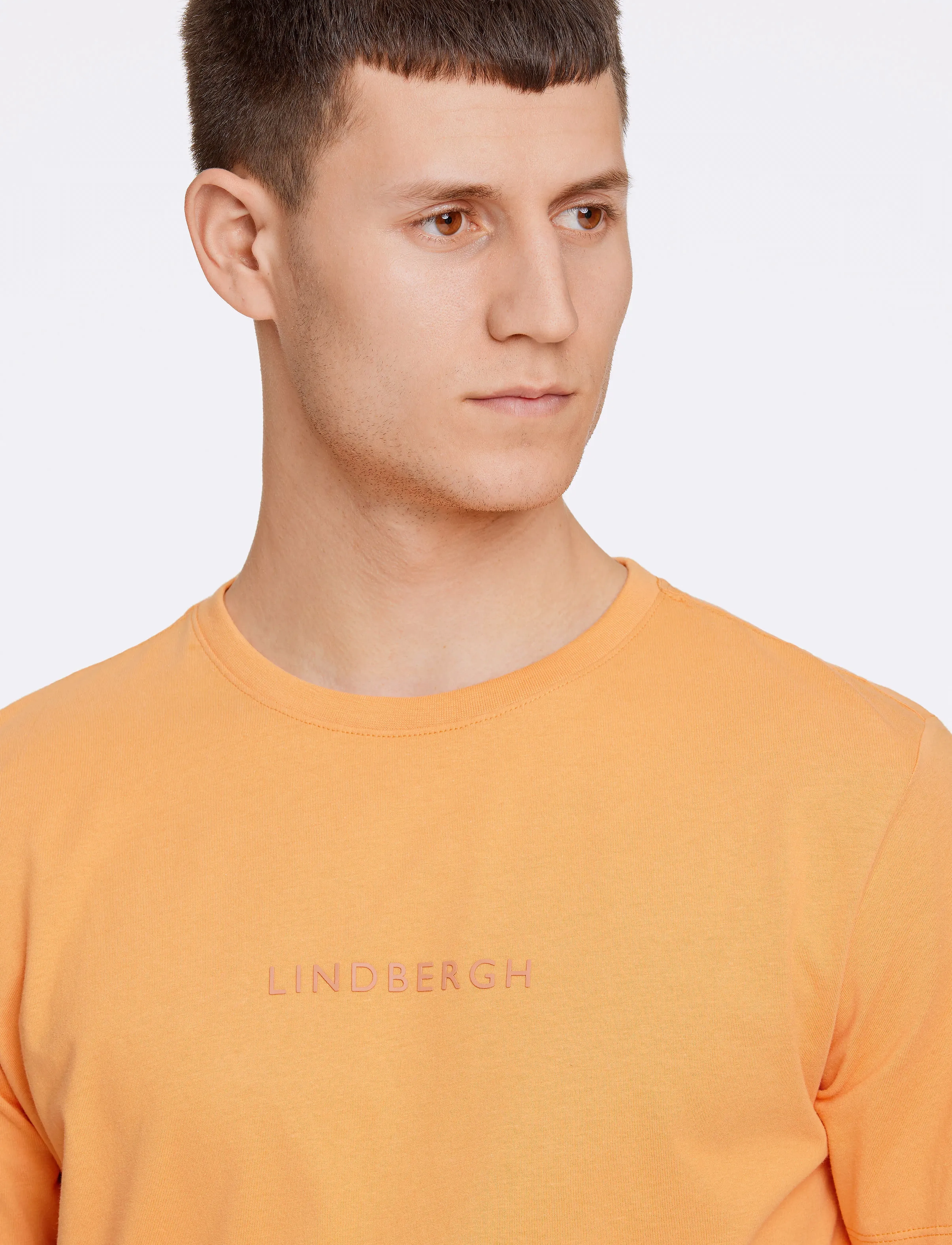 Lindbergh - Lindbergh print tee S/S - t-shirts à manches courtes - peachy - 5