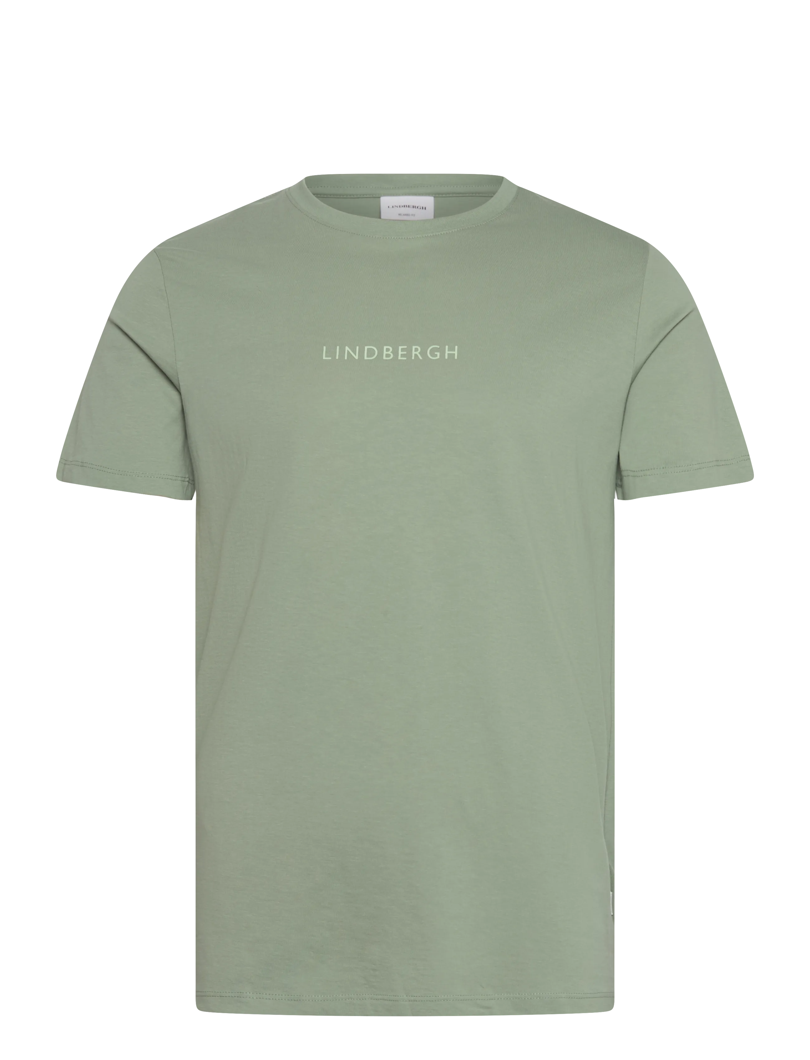 Lindbergh - Lindbergh print tee S/S - kurzärmelig - sage green - 1
