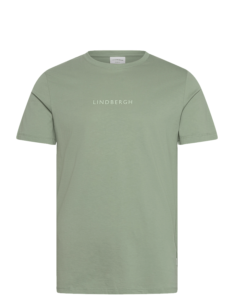 Lindbergh - Lindbergh print tee S/S - lühikeste varrukatega t-särgid - sage green - 1
