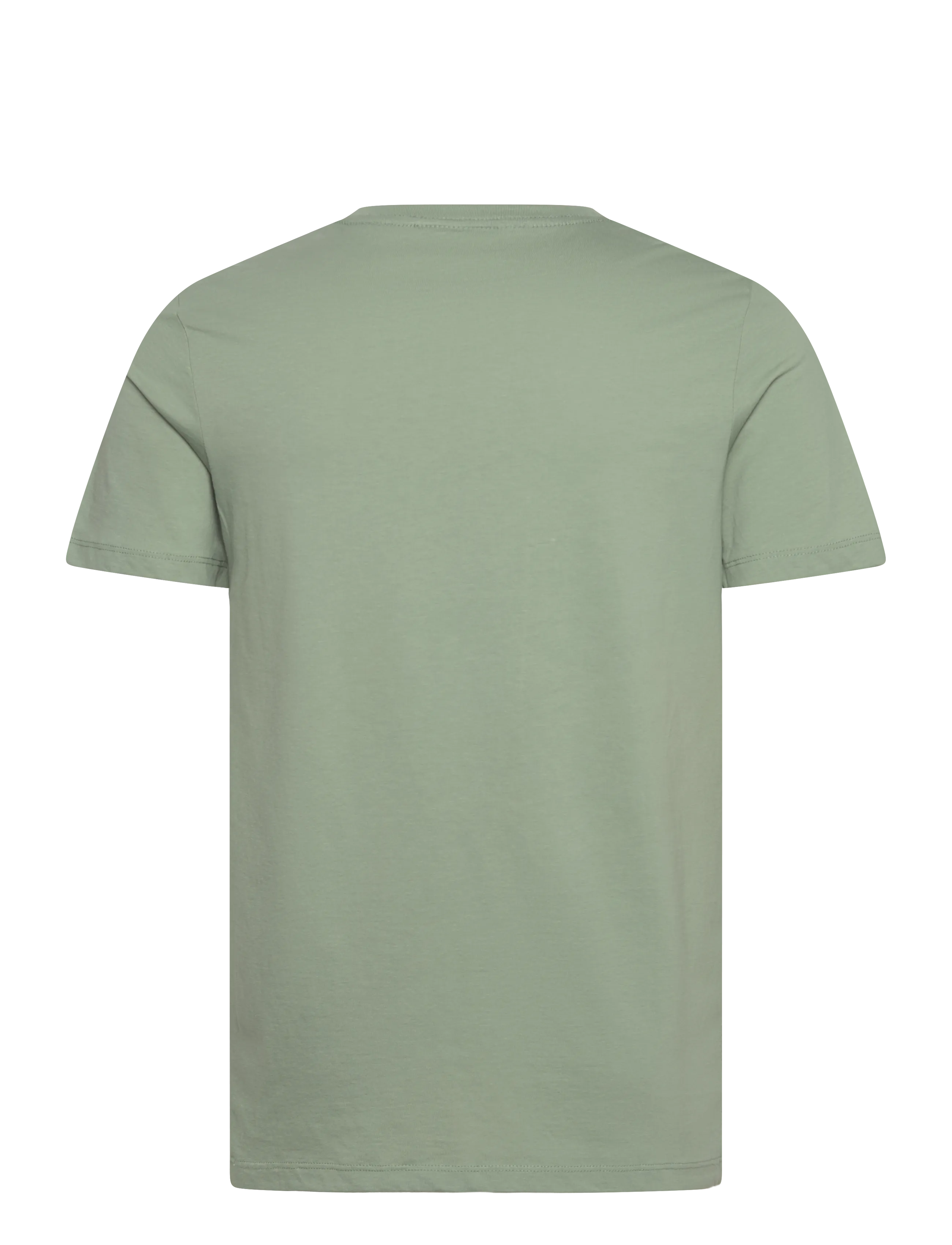 Lindbergh - Lindbergh print tee S/S - short-sleeved t-shirts - sage green - 2