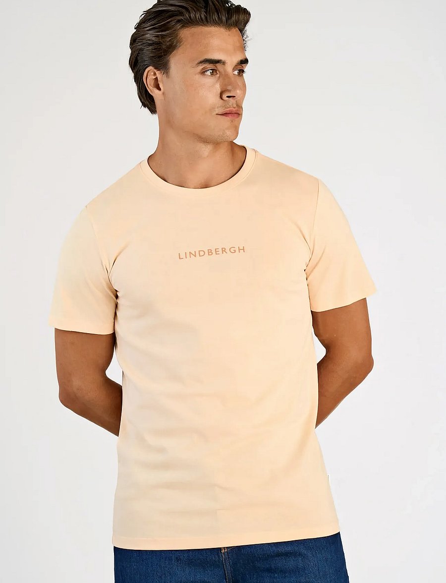 Lindbergh - Lindbergh print tee S/S - lühikeste varrukatega t-särgid - soft coral - 3