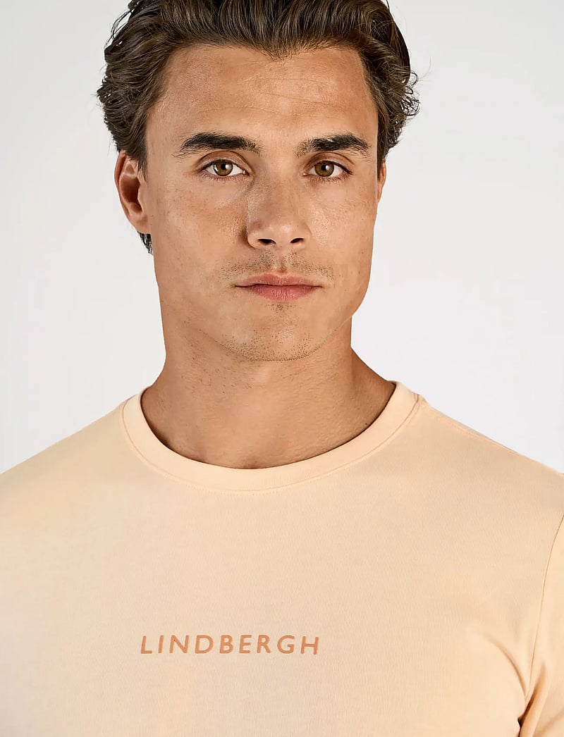 Lindbergh - Lindbergh print tee S/S - lühikeste varrukatega t-särgid - soft coral - 5