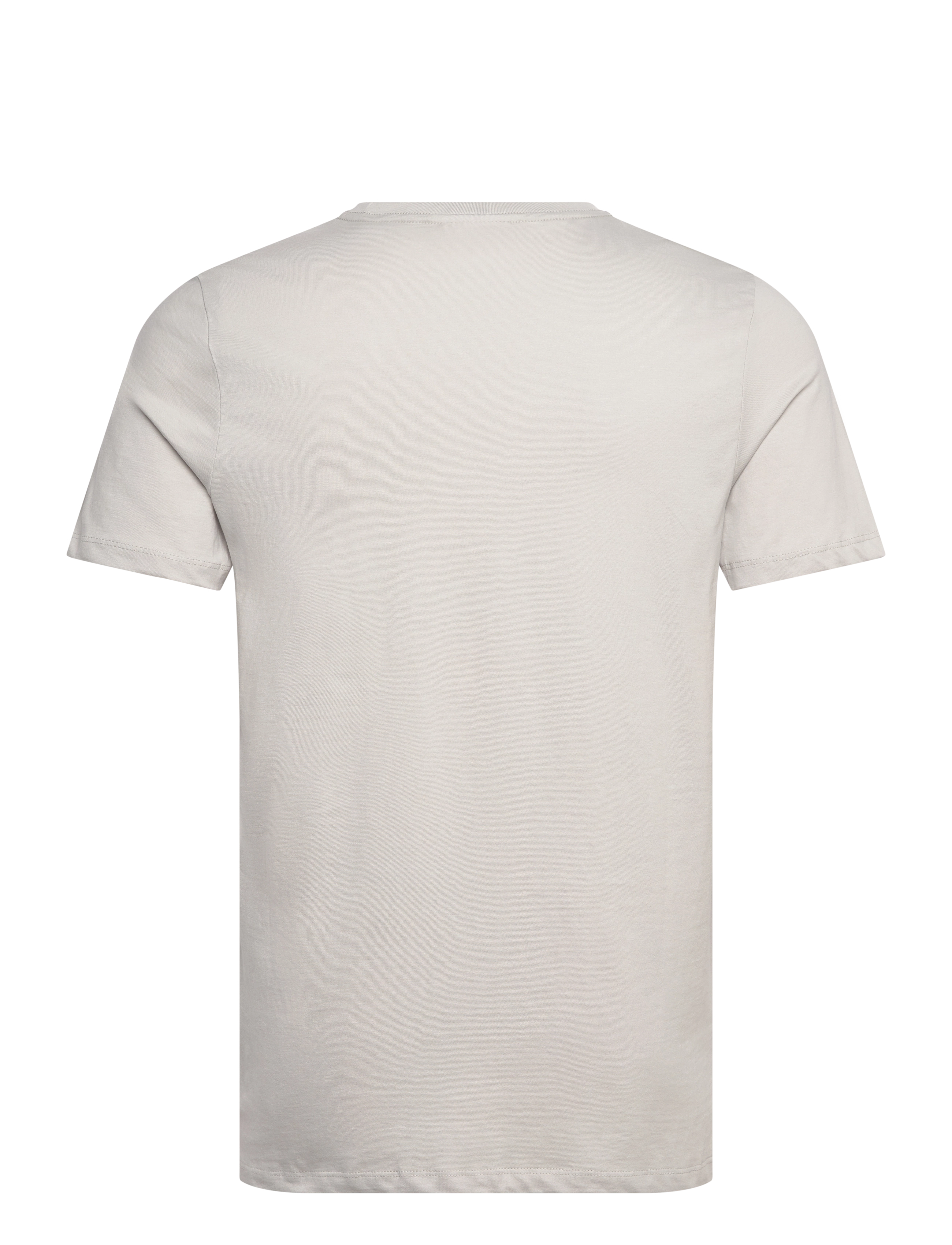 Lindbergh - Lindbergh print tee S/S - short-sleeved t-shirts - soft grey - 2