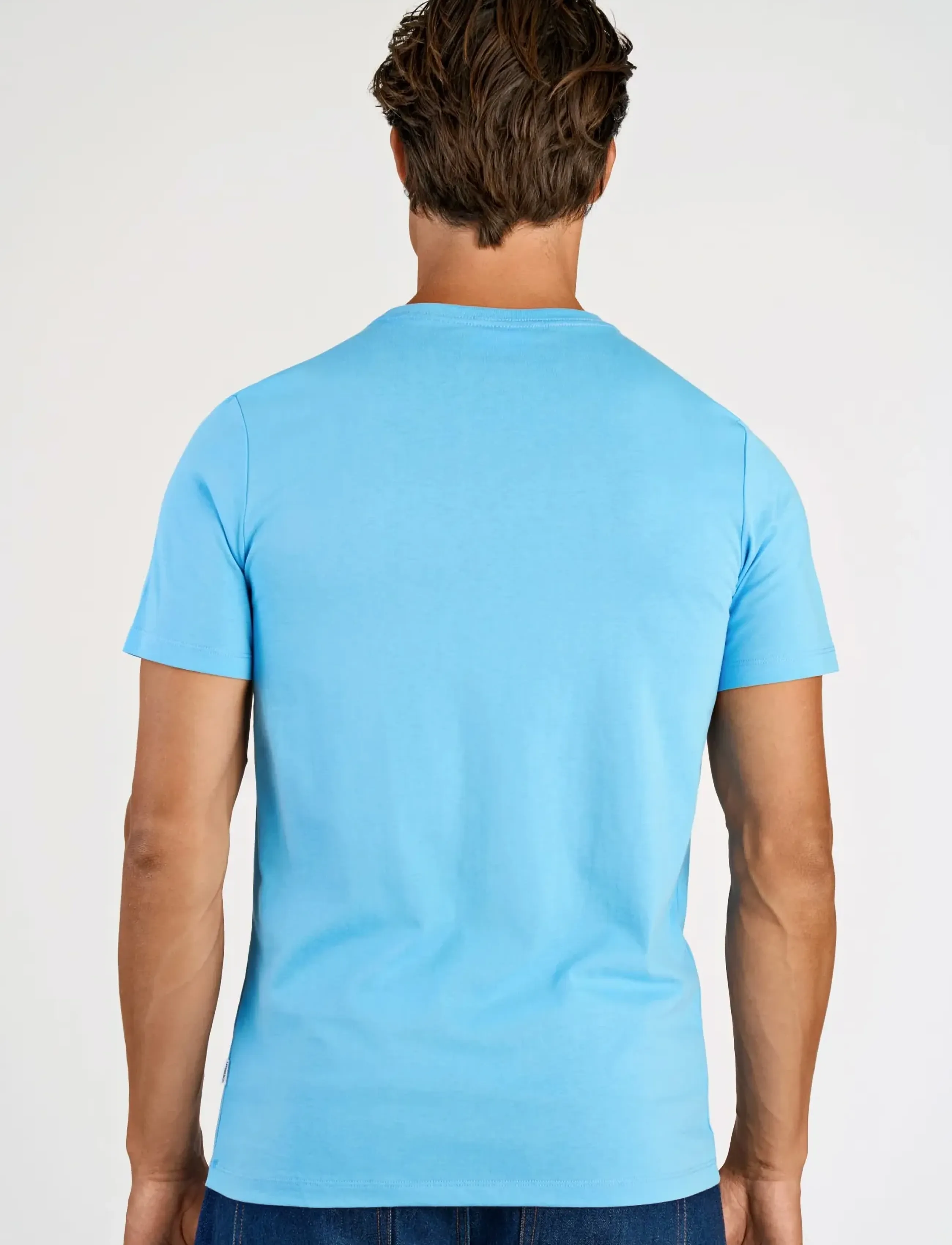 Lindbergh - Lindbergh print tee S/S - short-sleeved t-shirts - surf blue - 4