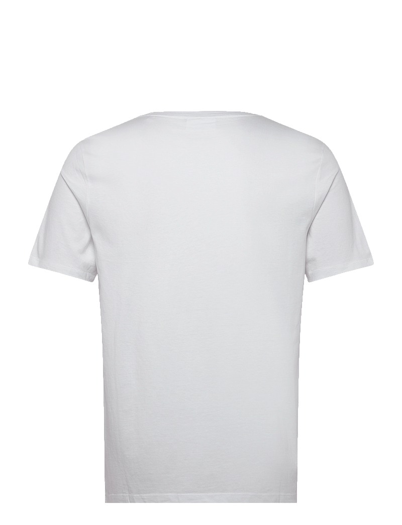 Lindbergh - Lindbergh print tee S/S - kortärmade t-shirts - white 424 - 2