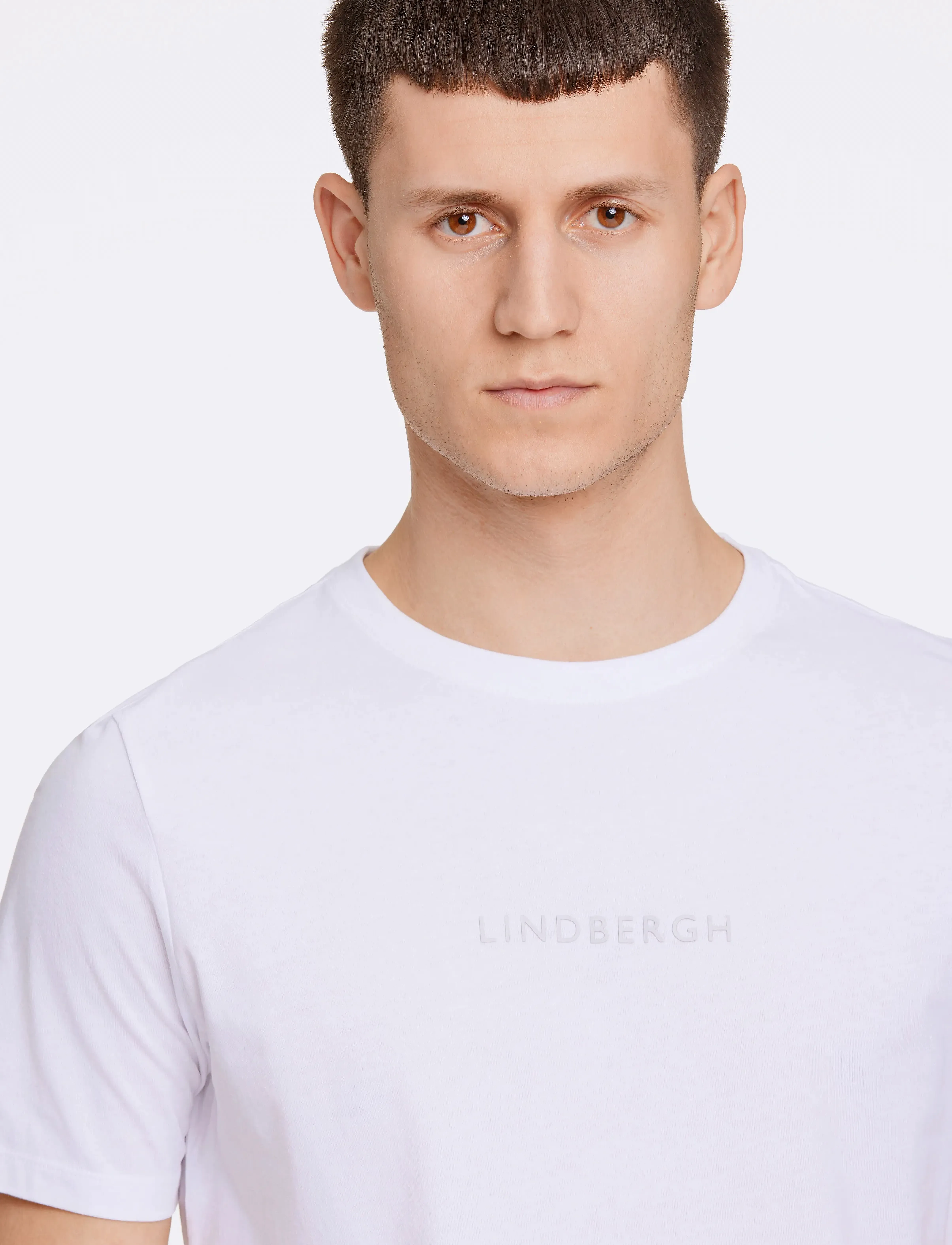 Lindbergh - Lindbergh print tee S/S - short-sleeved t-shirts - white 424 - 5