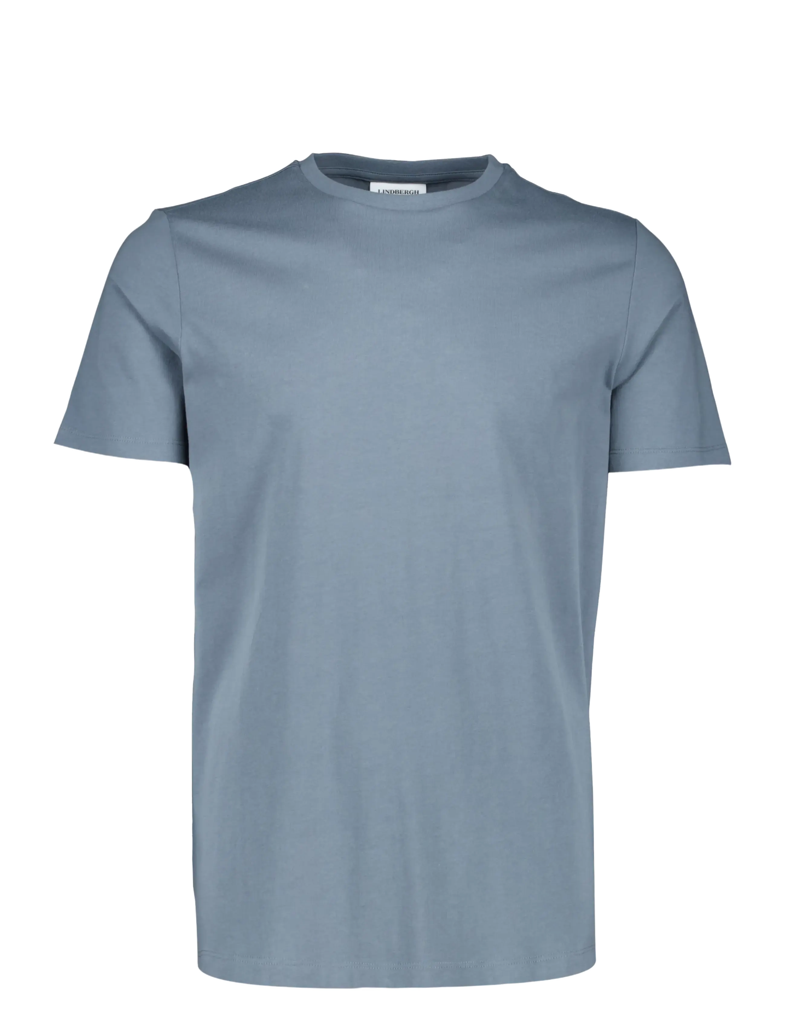 Lindbergh Basic tee S/S - Kortærmede T-shirts - BLUE GREY / blue