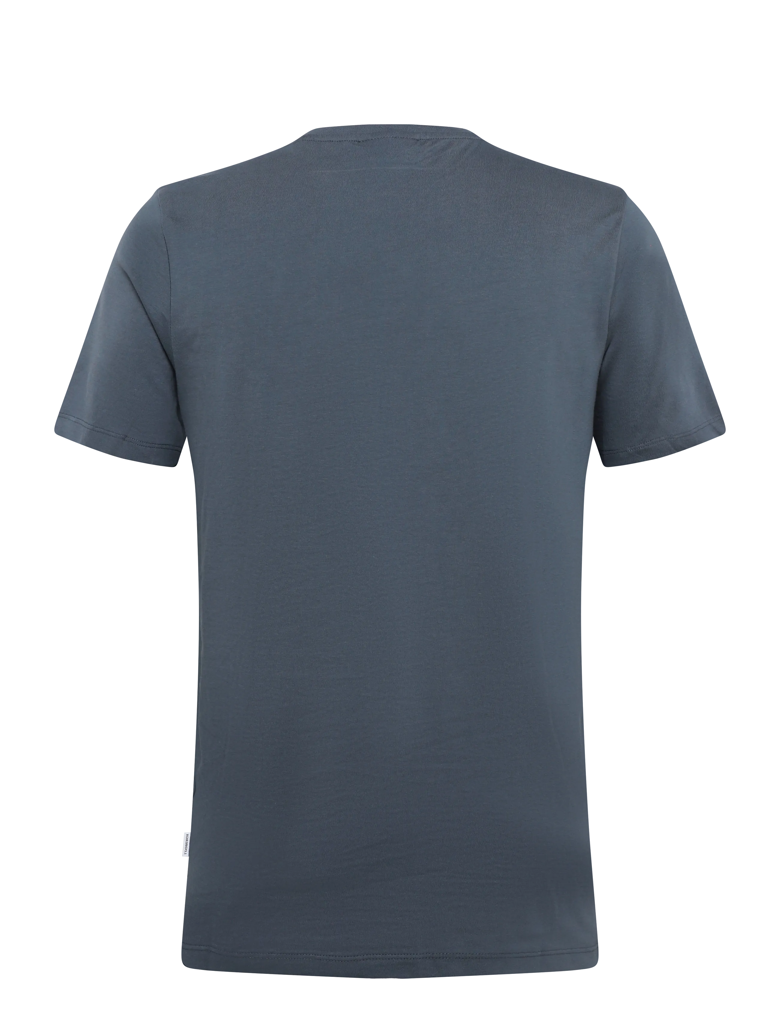 Lindbergh - Basic tee S/S - kurzärmelige t-shirts - blue grey - 2