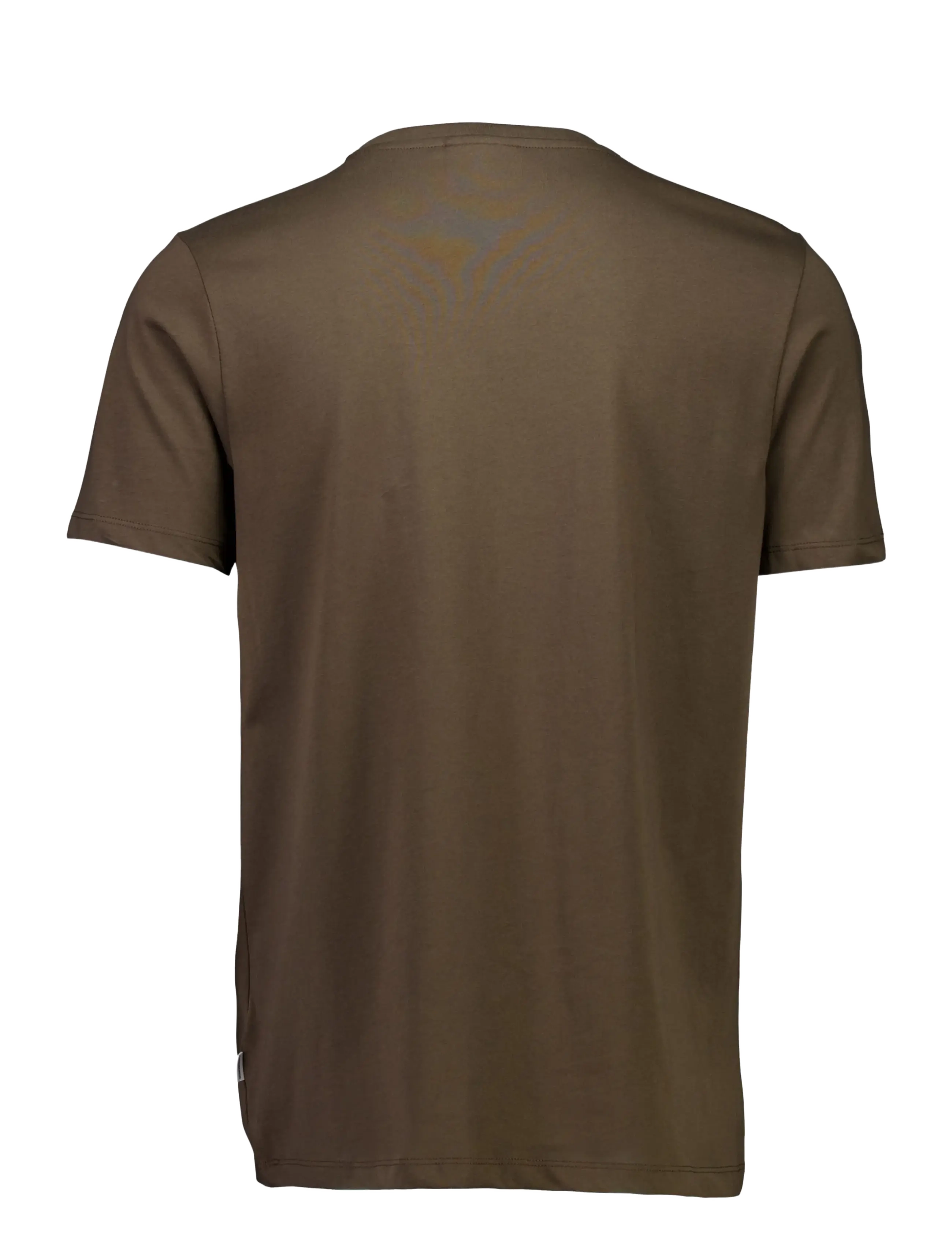Lindbergh - Basic tee S/S - kurzärmelige t-shirts - dk brown - 1