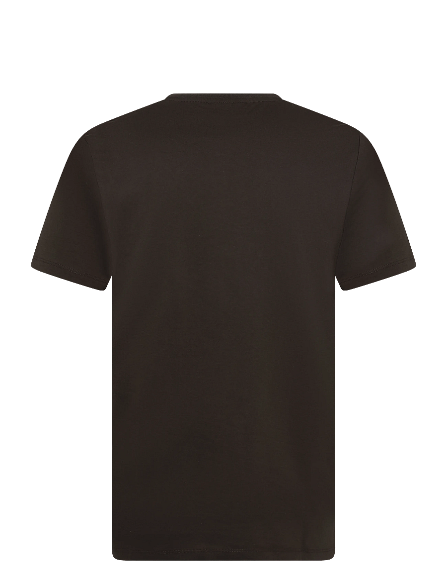 Lindbergh - Basic tee S/S - kortærmede t-shirts - dk brown - 1