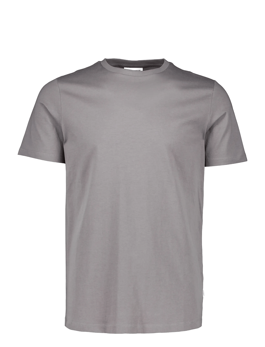 Lindbergh - Basic tee S/S - short-sleeved t-shirts - grey dusk - 1