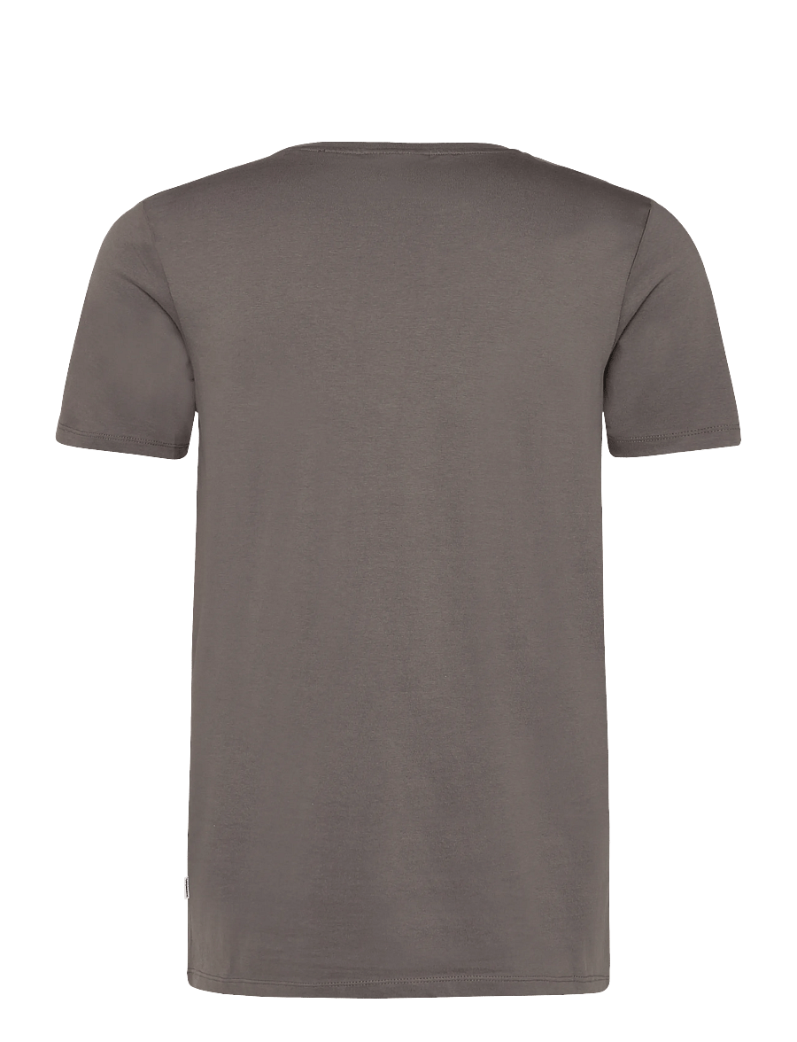 Lindbergh - Basic tee S/S - kurzärmelige t-shirts - grey dusk - 2