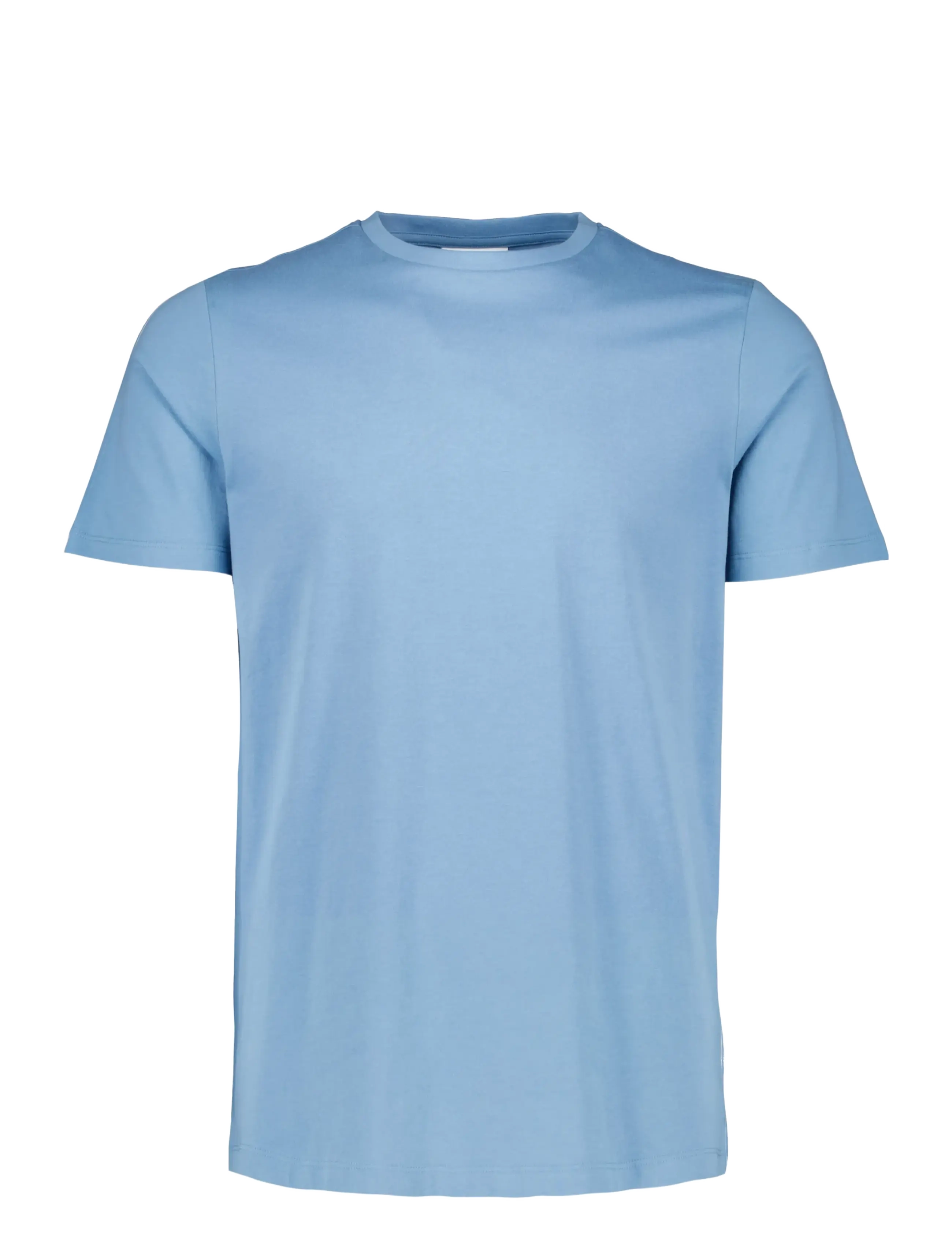 Lindbergh Basic tee S/S - Kortærmede T-shirts - MID BLUE / blue