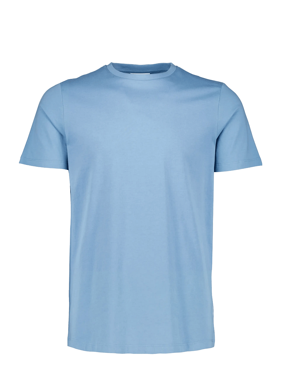 Lindbergh - Basic tee S/S - lühikeste varrukatega t-särgid - mid blue - 1