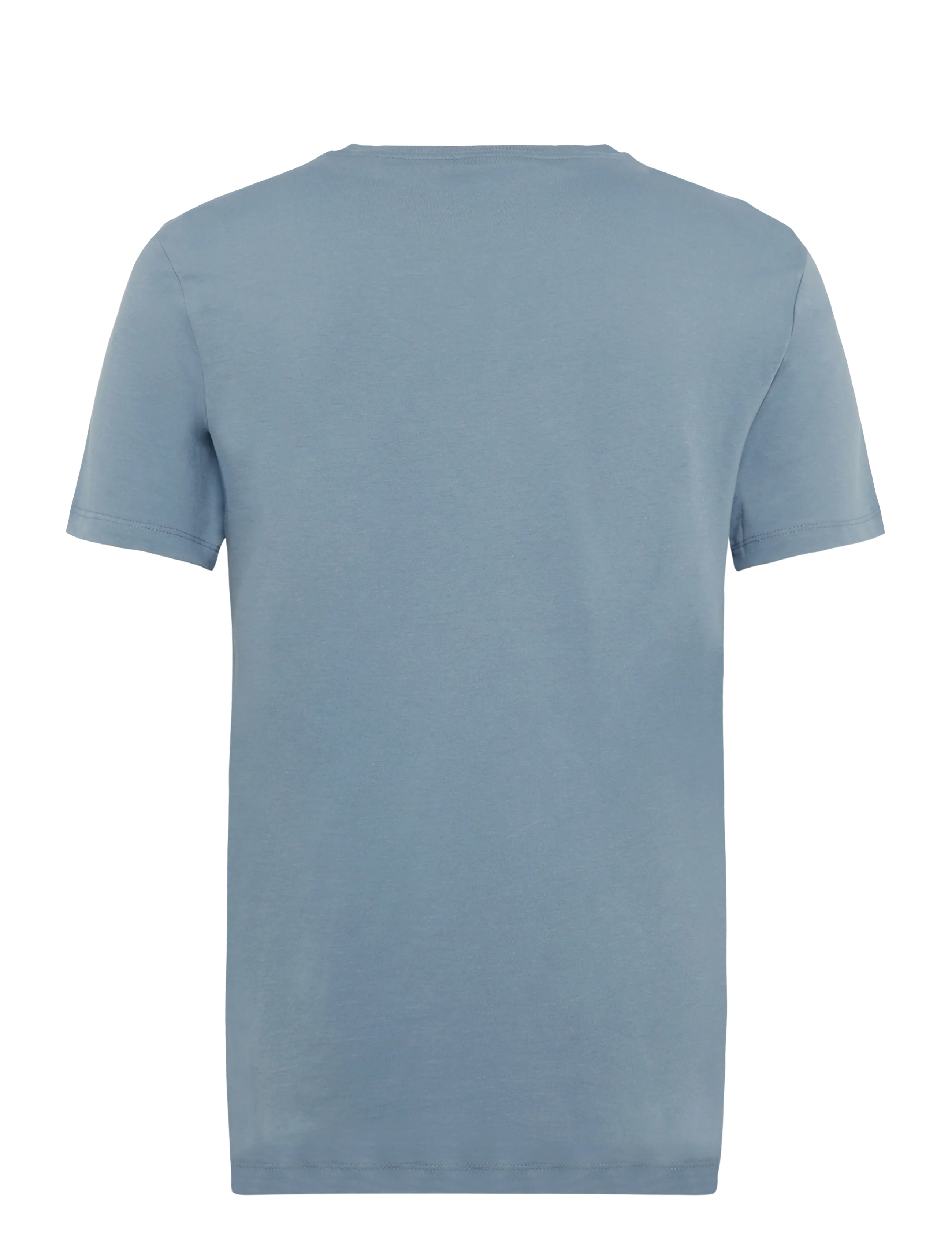 Lindbergh - Basic tee S/S - kurzärmelige t-shirts - mid blue - 2