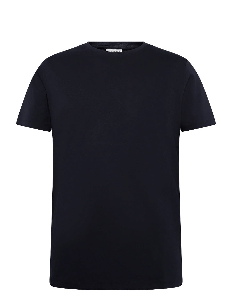 Lindbergh - Basic tee S/S - kortærmede t-shirts - navy 424 - 1