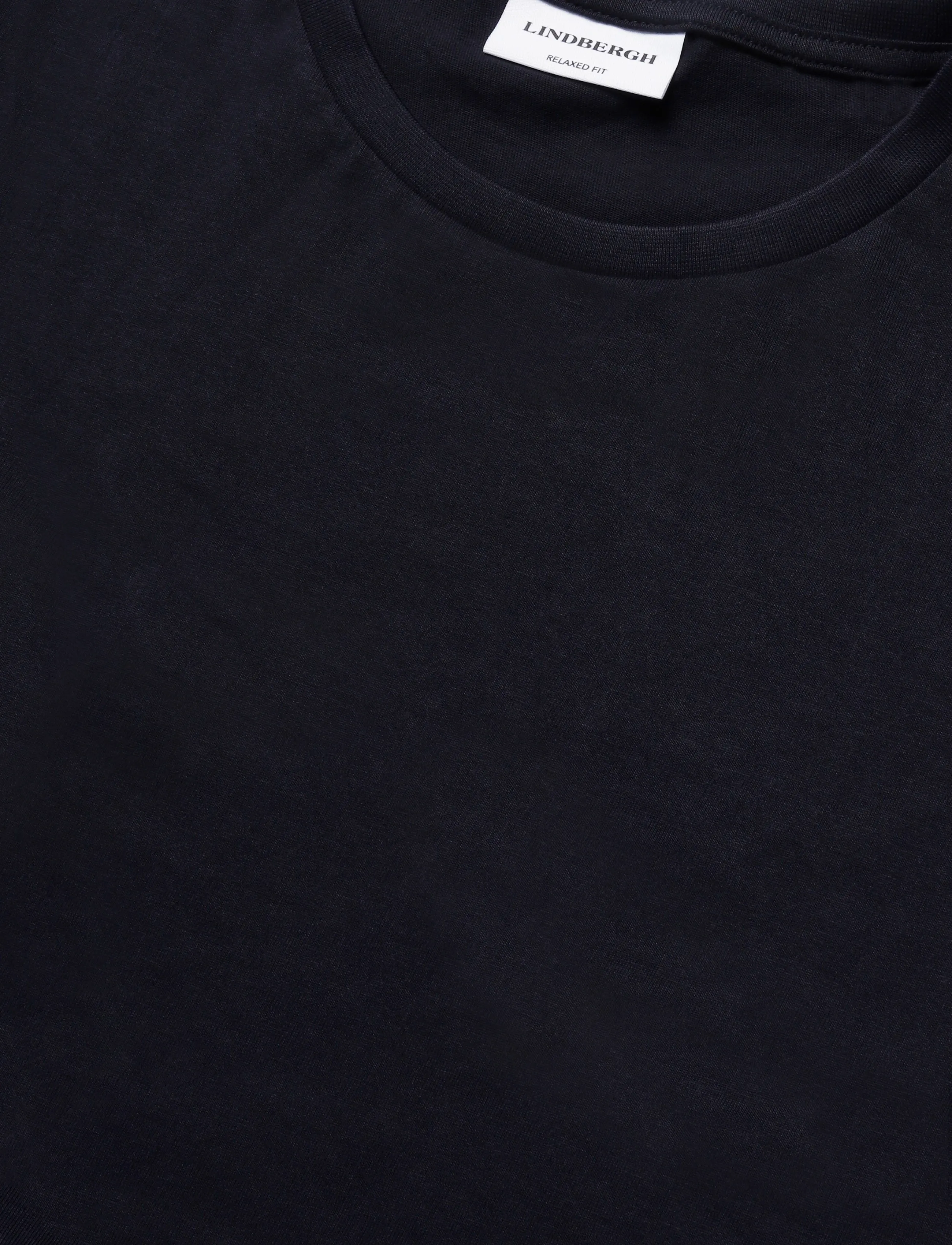 Lindbergh - Basic tee S/S - kortærmede t-shirts - navy 424 - 5