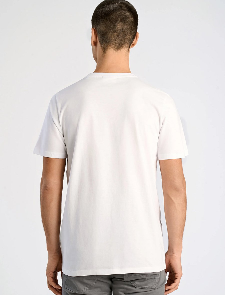 Lindbergh - Basic tee S/S - kurzärmelige t-shirts - white 424 - 4