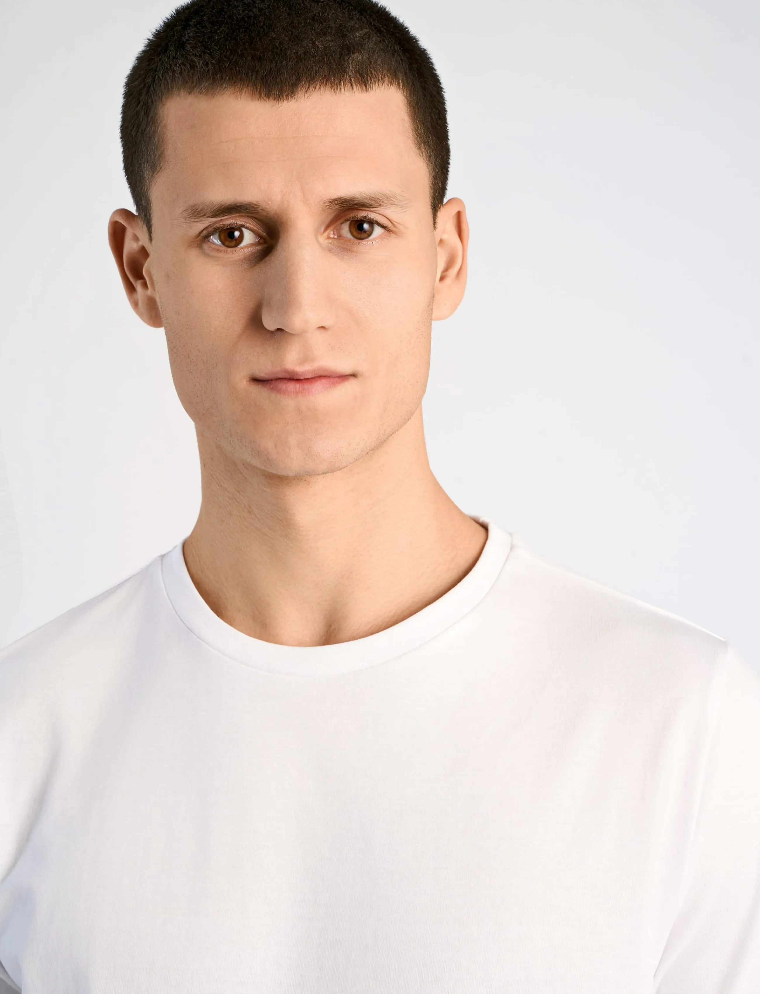 Lindbergh - Basic tee S/S - kurzärmelige t-shirts - white 424 - 5