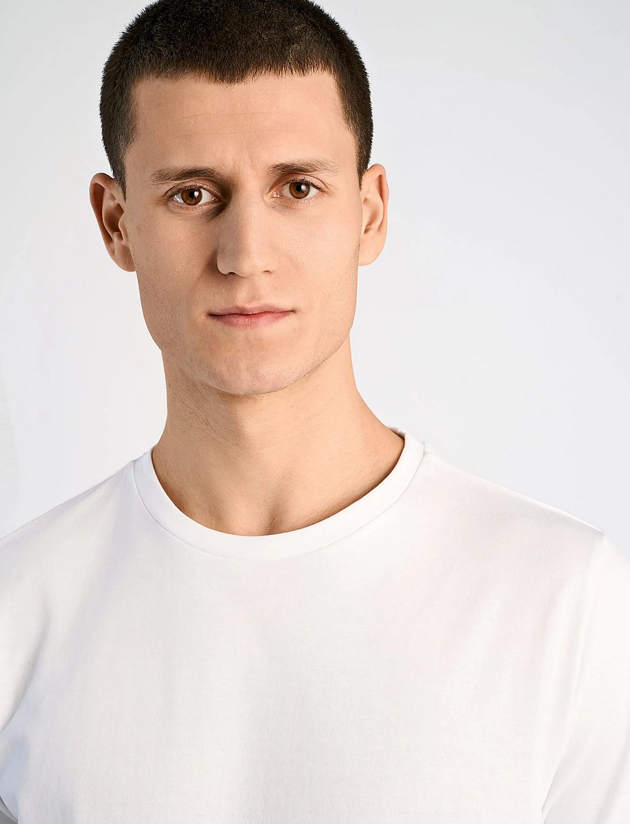 Lindbergh - Basic tee S/S - kurzärmelige t-shirts - white 424 - 5