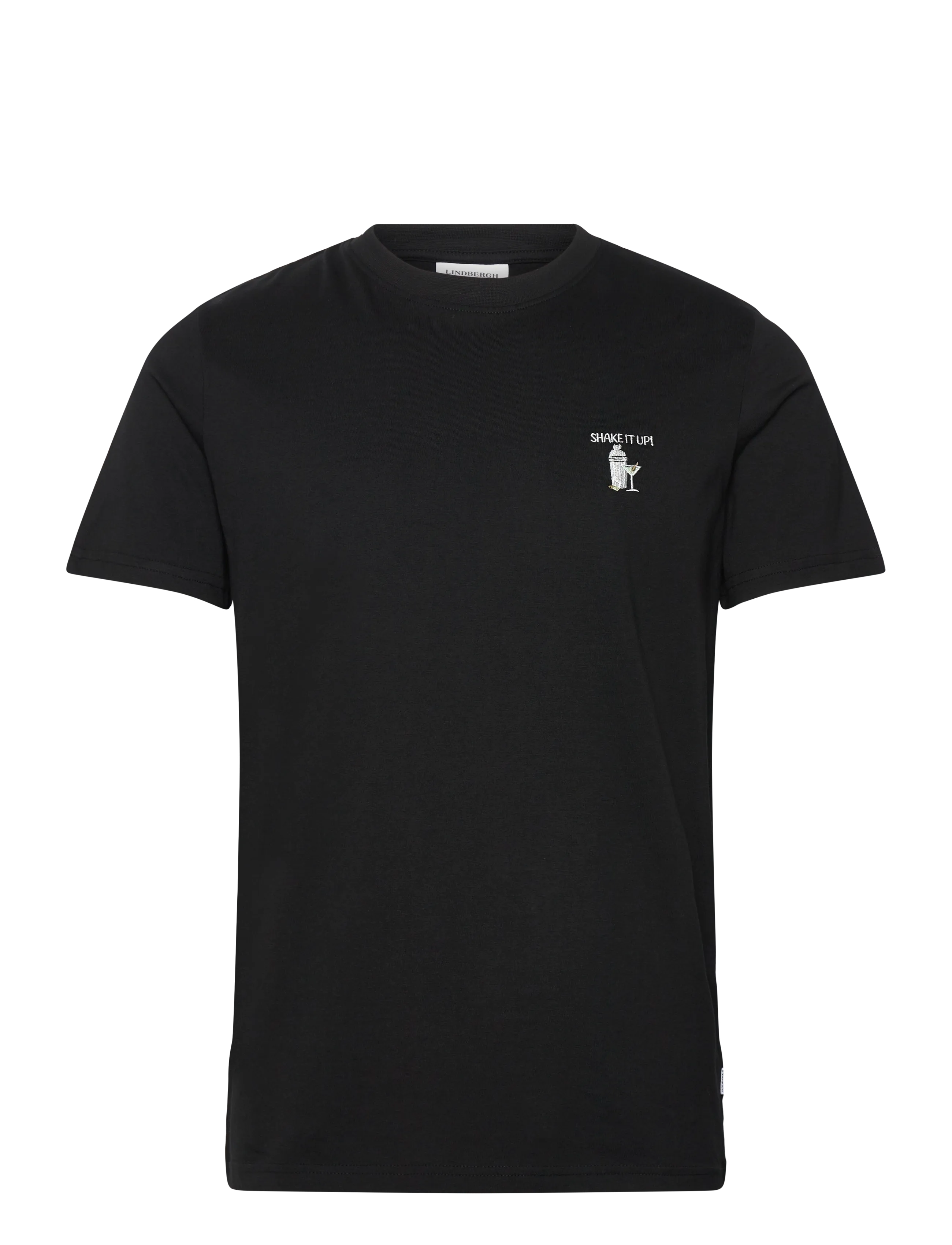 Embroidery tee S/S - BLACK ICE