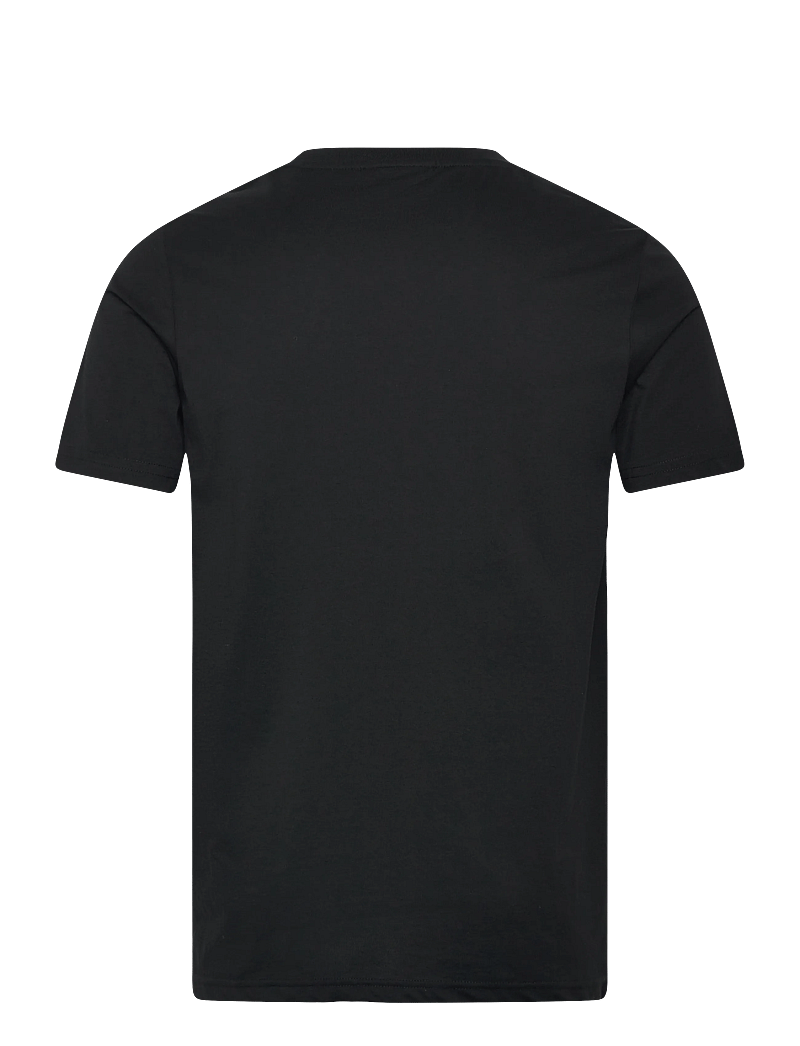 Lindbergh - Embroidery tee S/S - lühikeste varrukatega t-särgid - black iron - 2