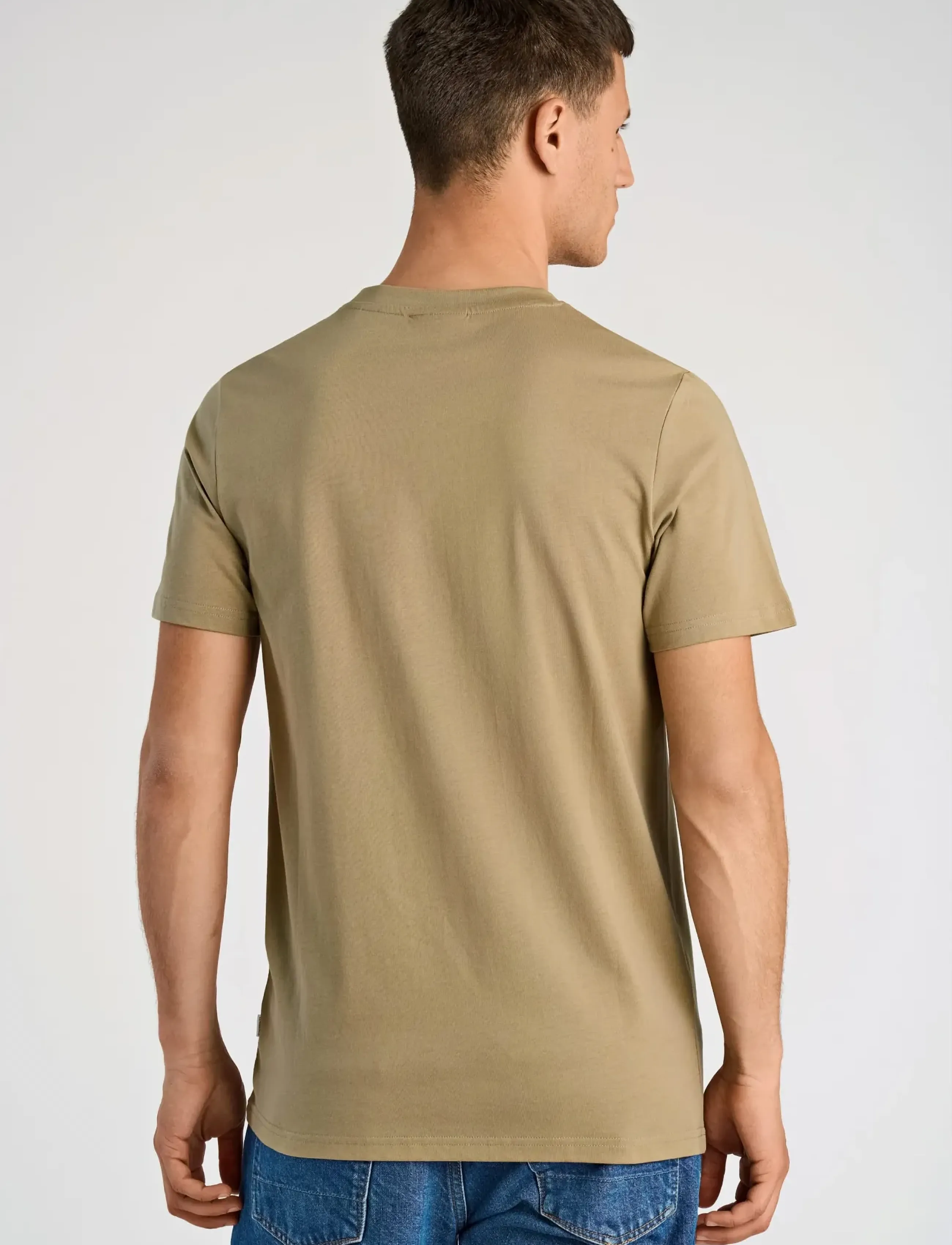 Lindbergh - Embroidery tee S/S - kurzärmelig - dusty green - 4
