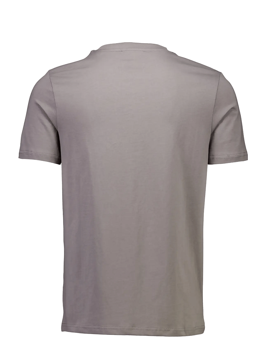 Lindbergh - Embroidery tee S/S - kortärmade t-shirts - grey dusk - 2