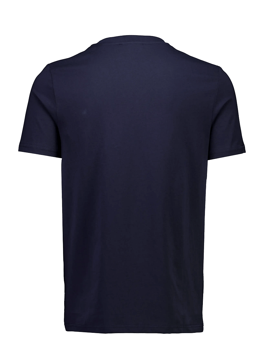 Lindbergh - Embroidery tee S/S - kortärmade t-shirts - navy coast - 2