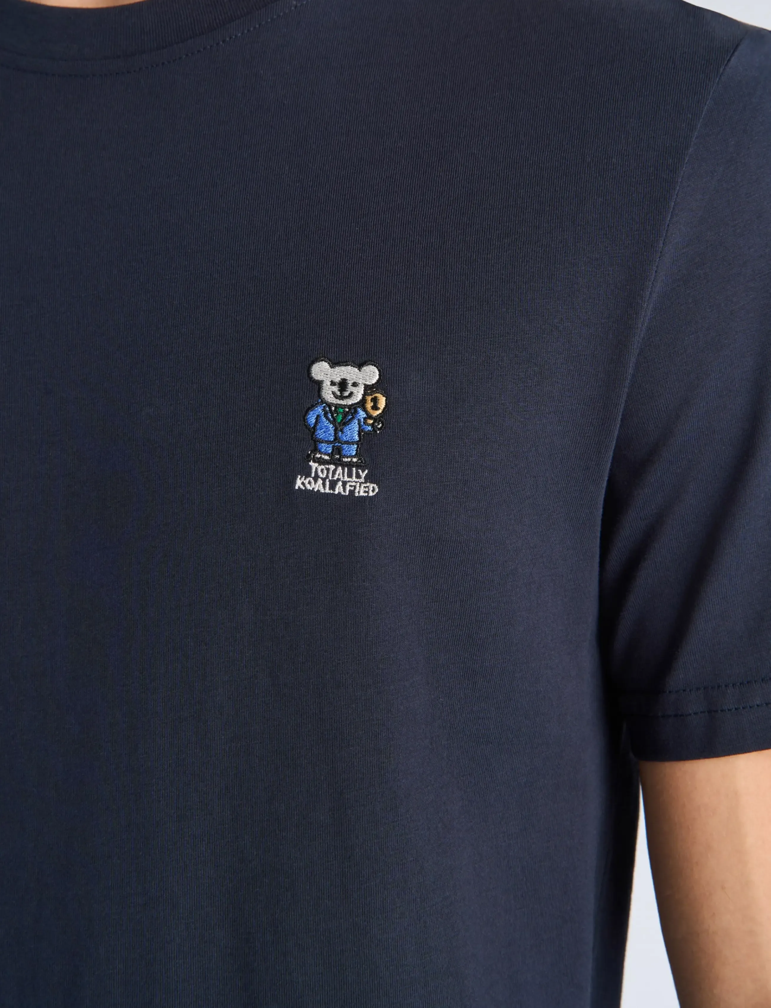 Lindbergh Embroidery Tee S/S t-shirts - bas herr – bild 6