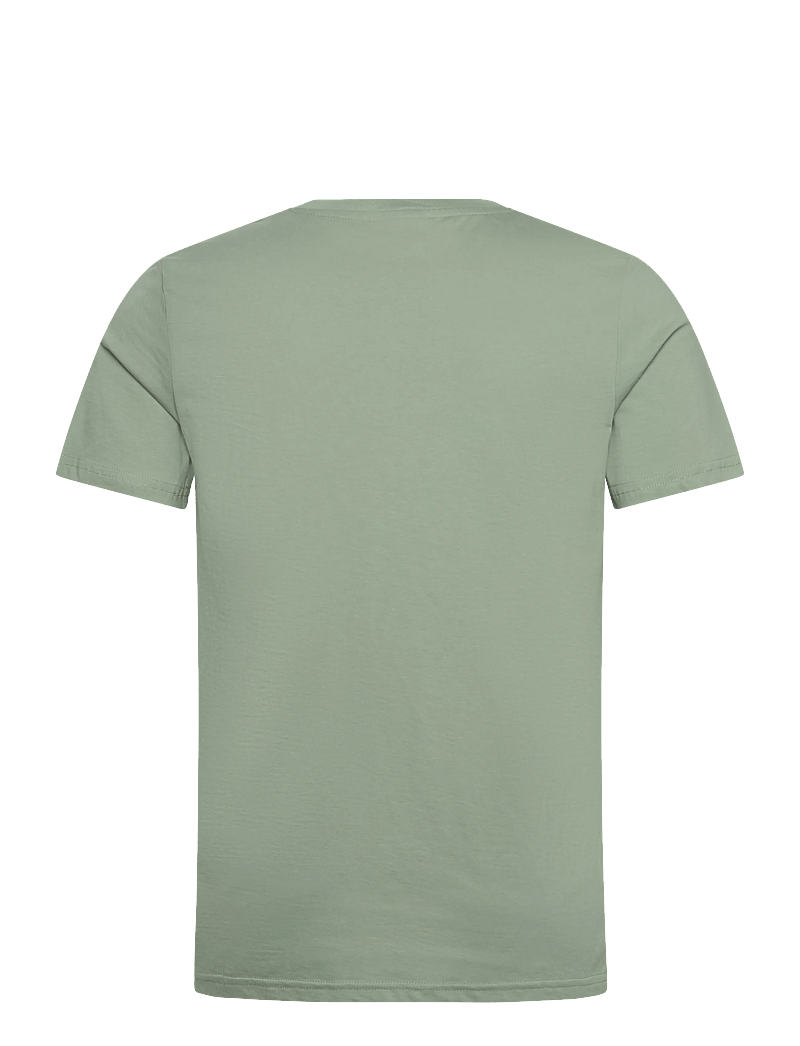 Lindbergh - Embroidery tee S/S - kortærmede t-shirts - sage green - 2