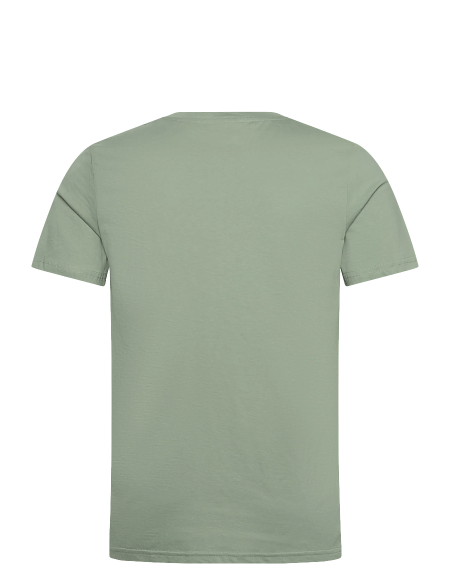 Lindbergh - Embroidery tee S/S - kurzärmelig - sage green - 2