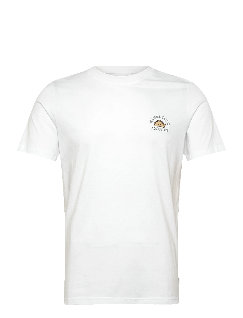 Lindbergh - Embroidery tee S/S - kurzärmelig - stellar white - 1