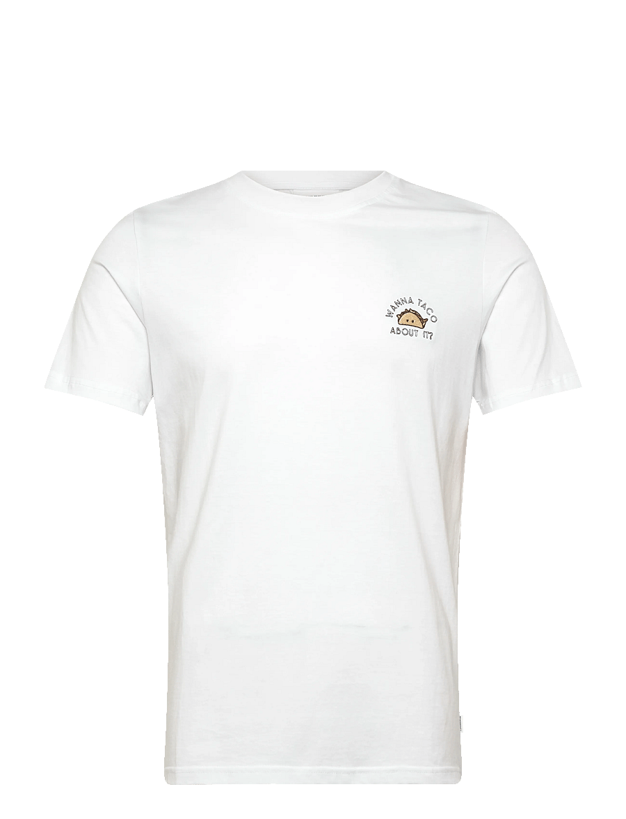 Lindbergh - Embroidery tee S/S - kurzärmelig - stellar white - 1