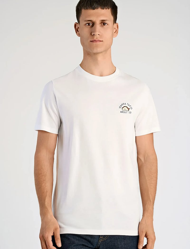 Lindbergh - Embroidery tee S/S - kurzärmelig - stellar white - 3