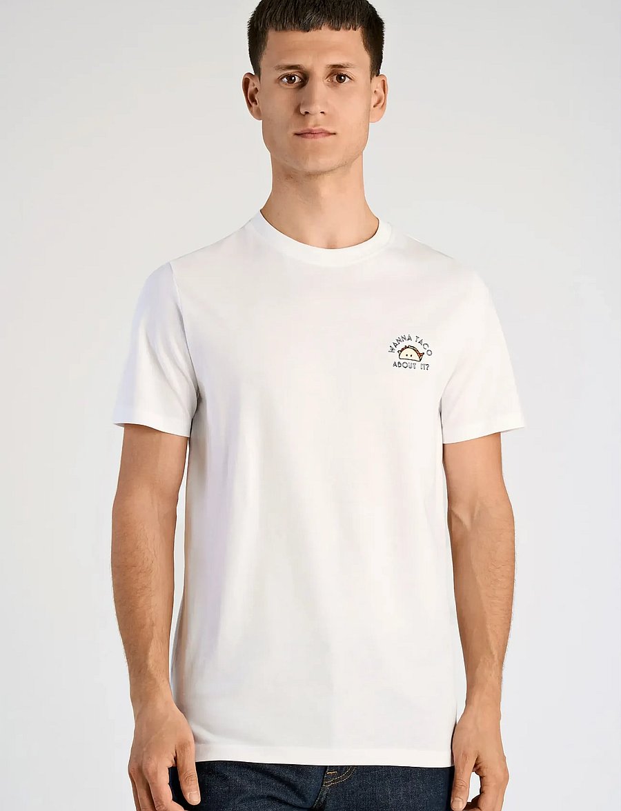 Lindbergh - Embroidery tee S/S - kurzärmelig - stellar white - 3