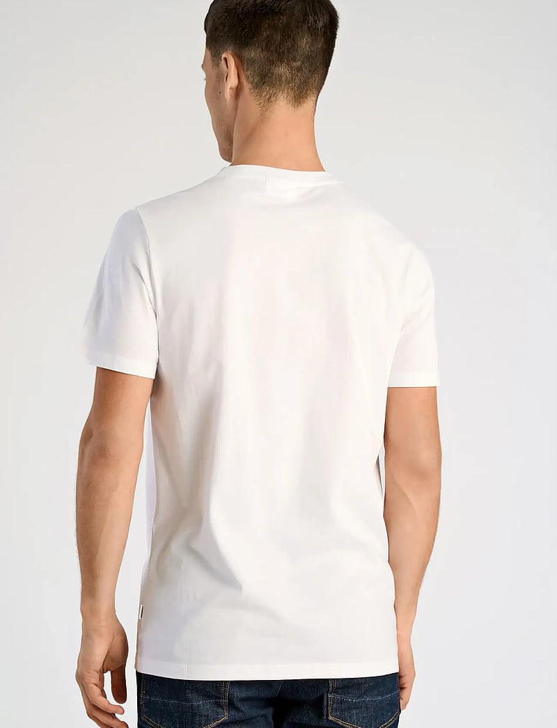 Lindbergh - Embroidery tee S/S - kurzärmelig - stellar white - 4