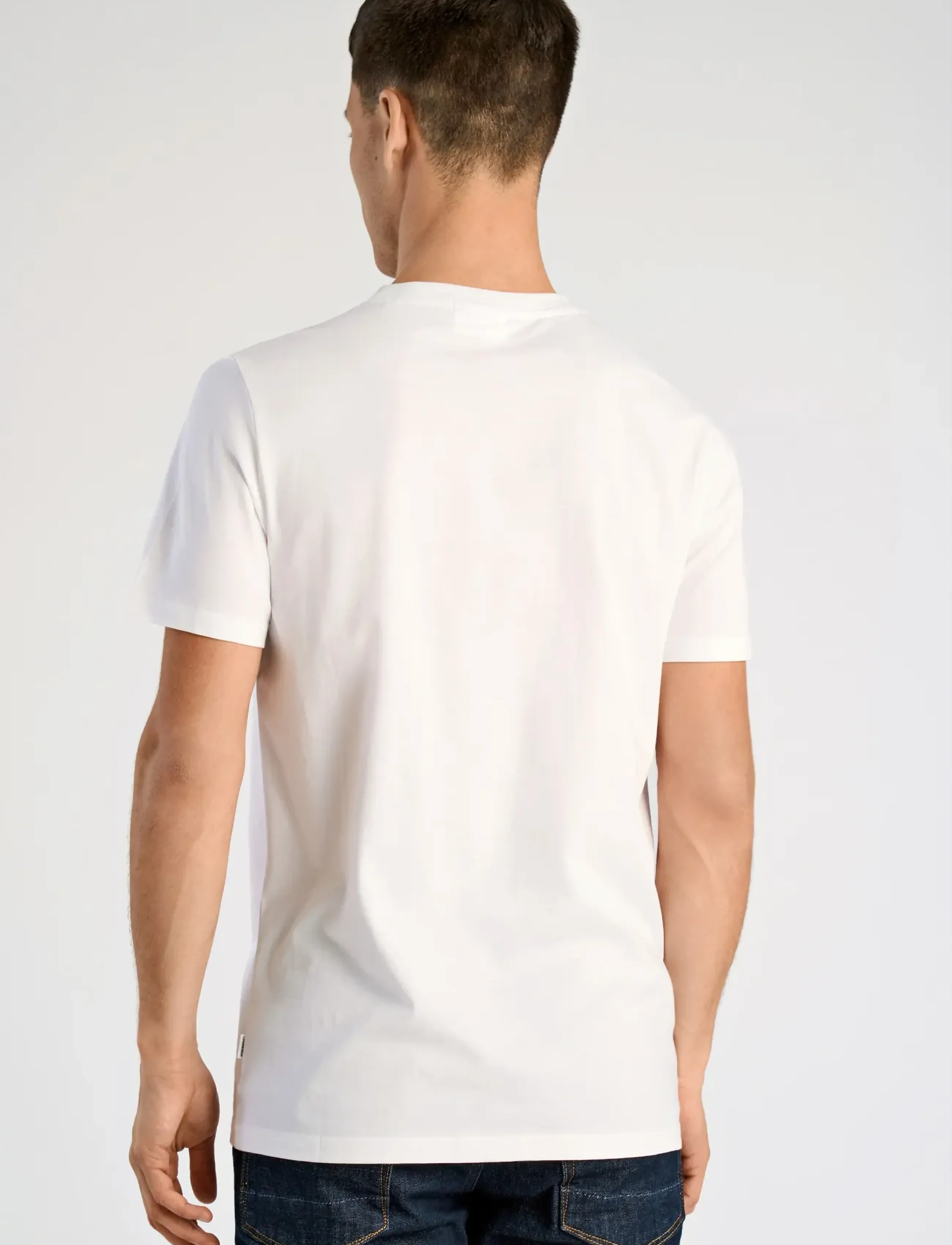 Lindbergh - Embroidery tee S/S - kurzärmelig - stellar white - 4