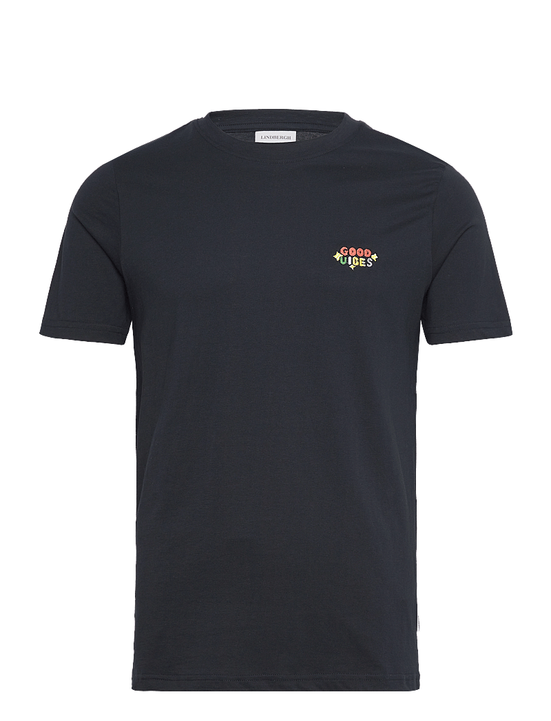 Lindbergh - Embroidery tee S/S - kurzärmelig - true navy - 1