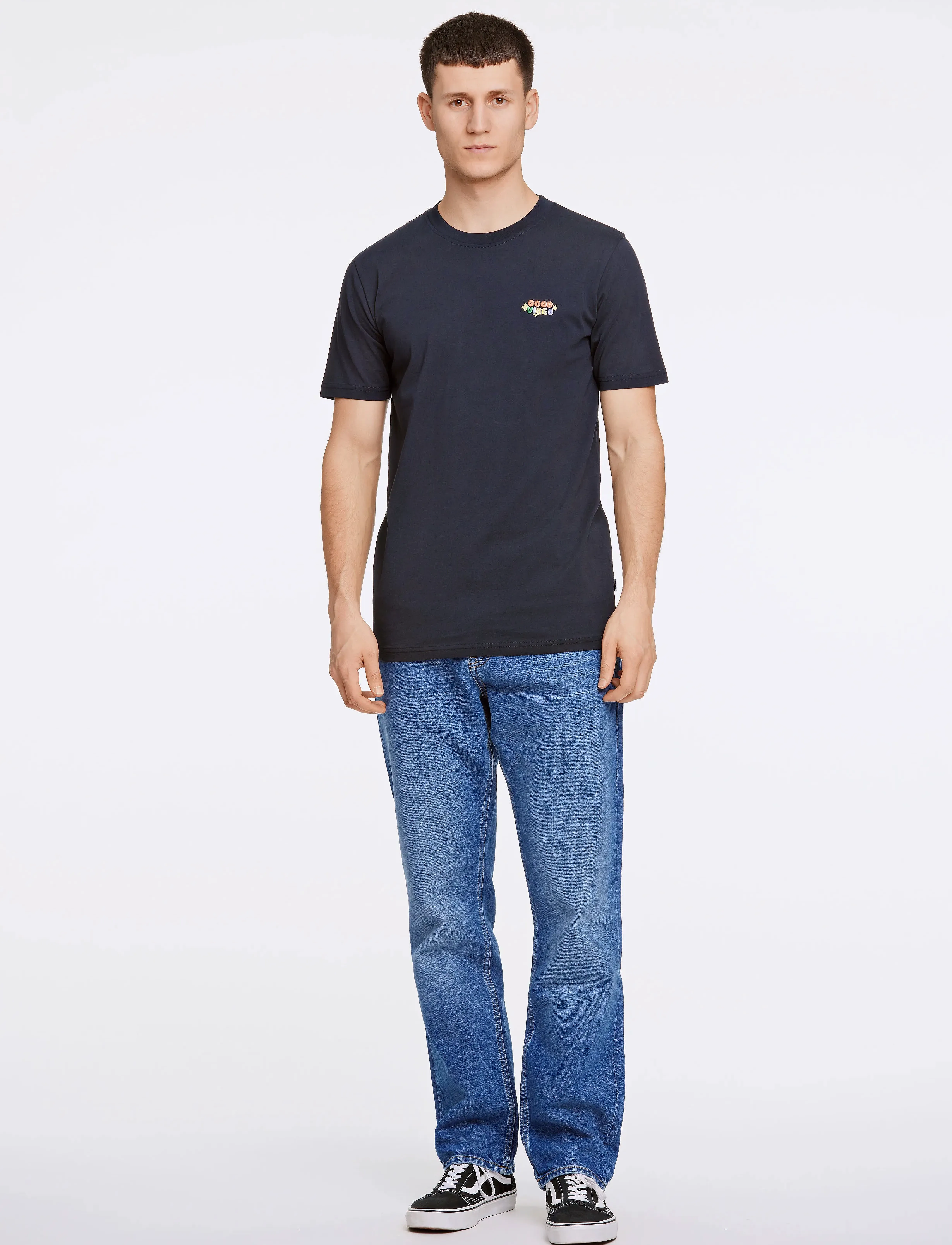 Lindbergh - Embroidery tee S/S - die niedrigsten preise - true navy - 4